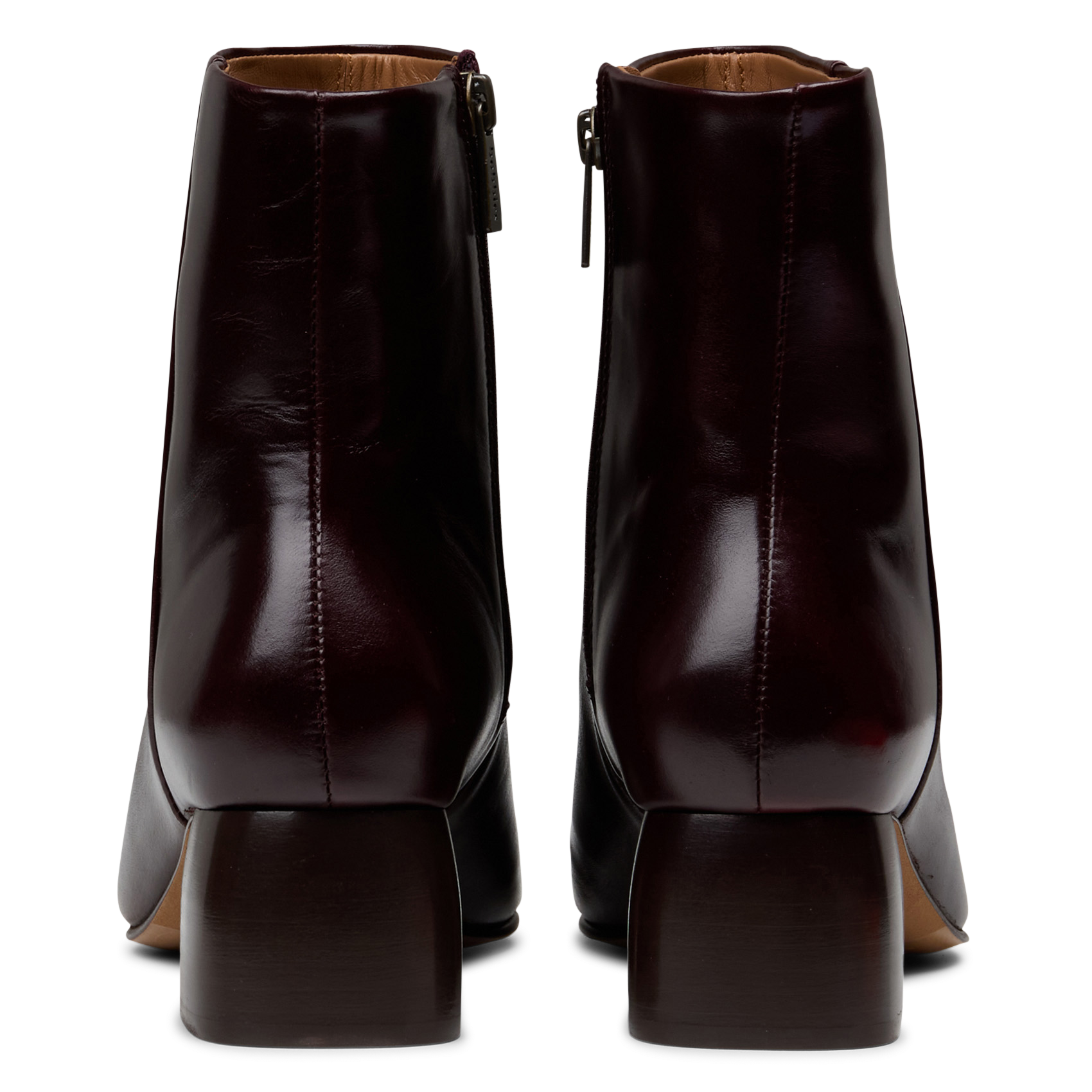Bottines en cuir  BOBBIES Prune