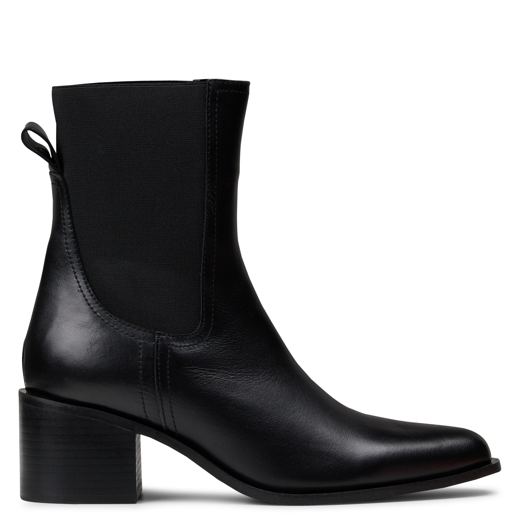 Leather mid-calf boots JB MARTIN Black
