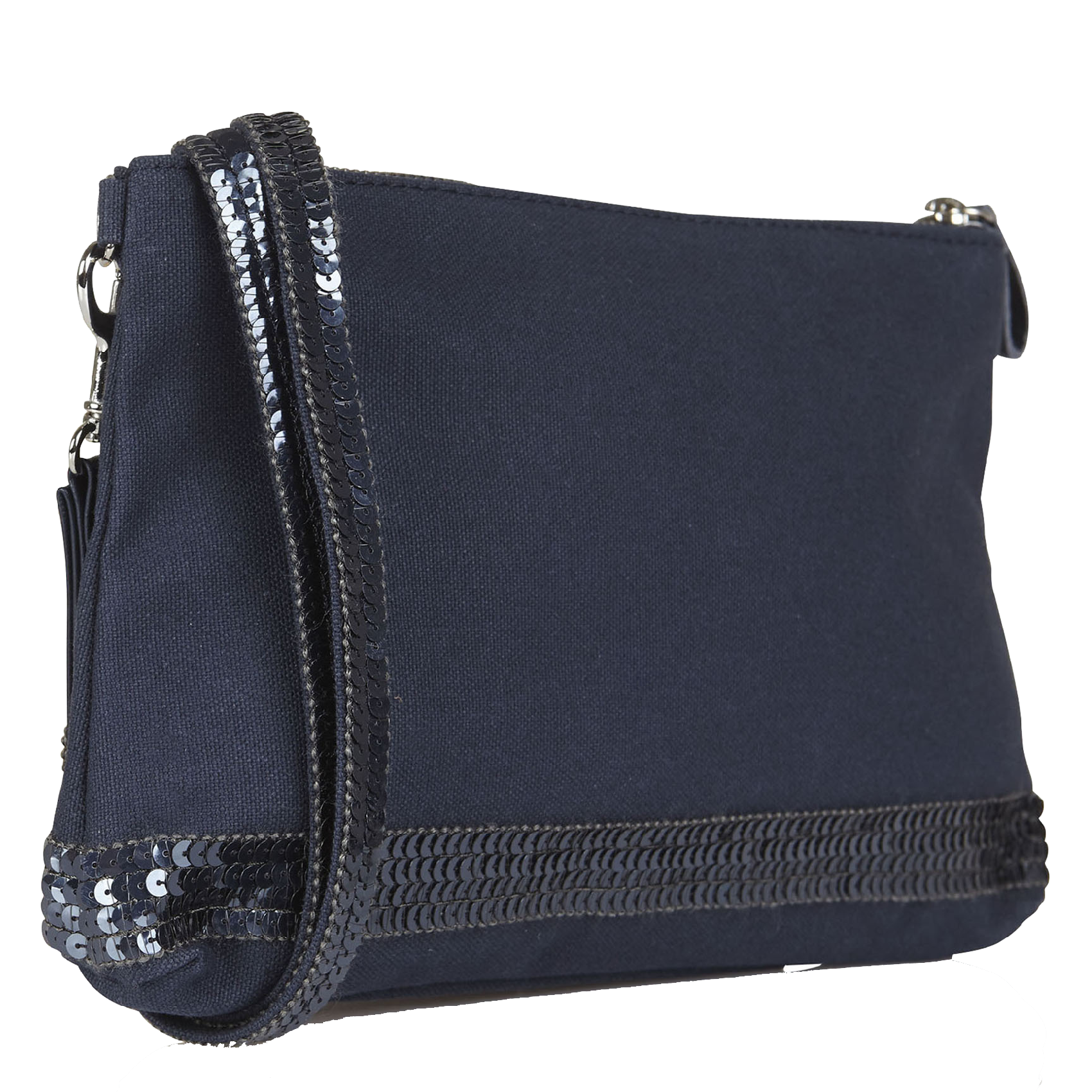 Pochette à sequins en coton VANESSA BRUNO Noir