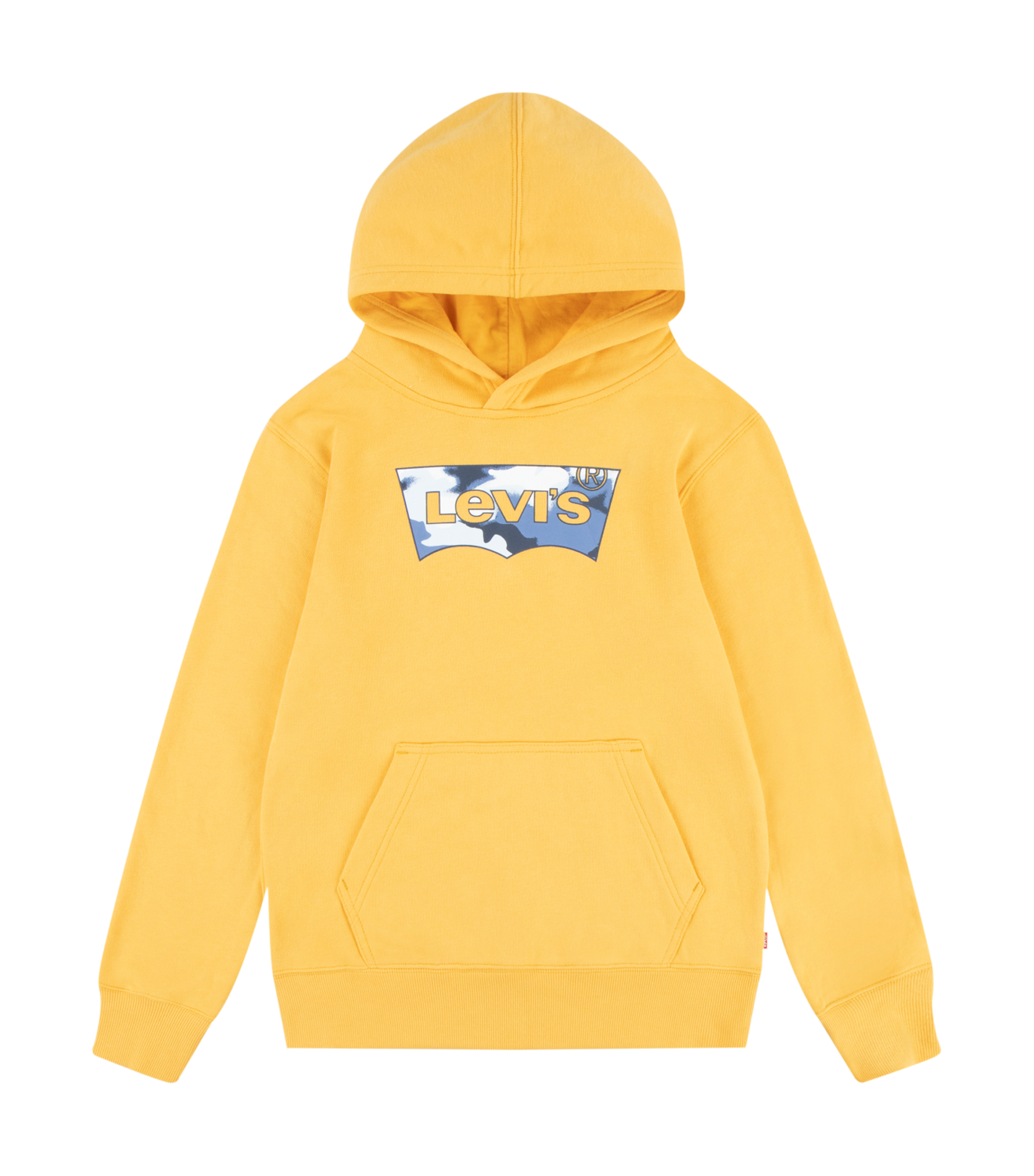 Sweat à capuche sérigraphié  en coton mélangé LEVI'S KIDS Orange