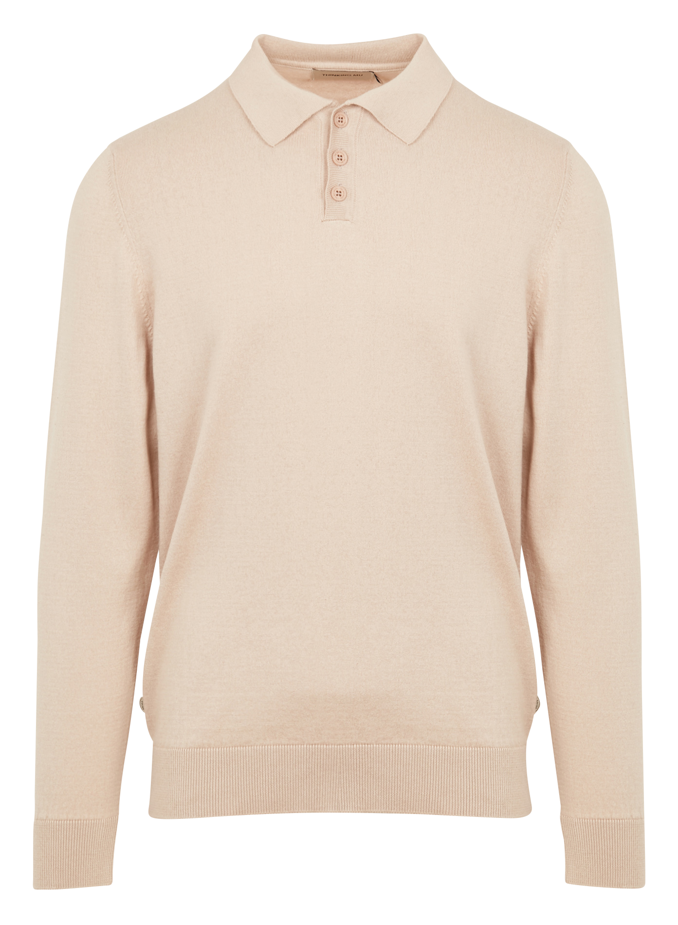 Cotton polo shirt THINKING MU Beige