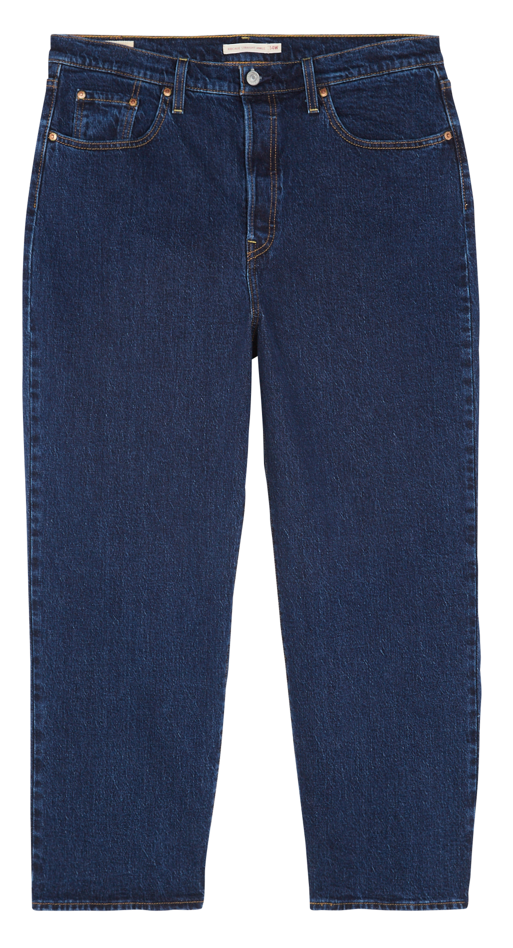 Cotton-blend straight-leg jeans LEVI&#039;S Blue