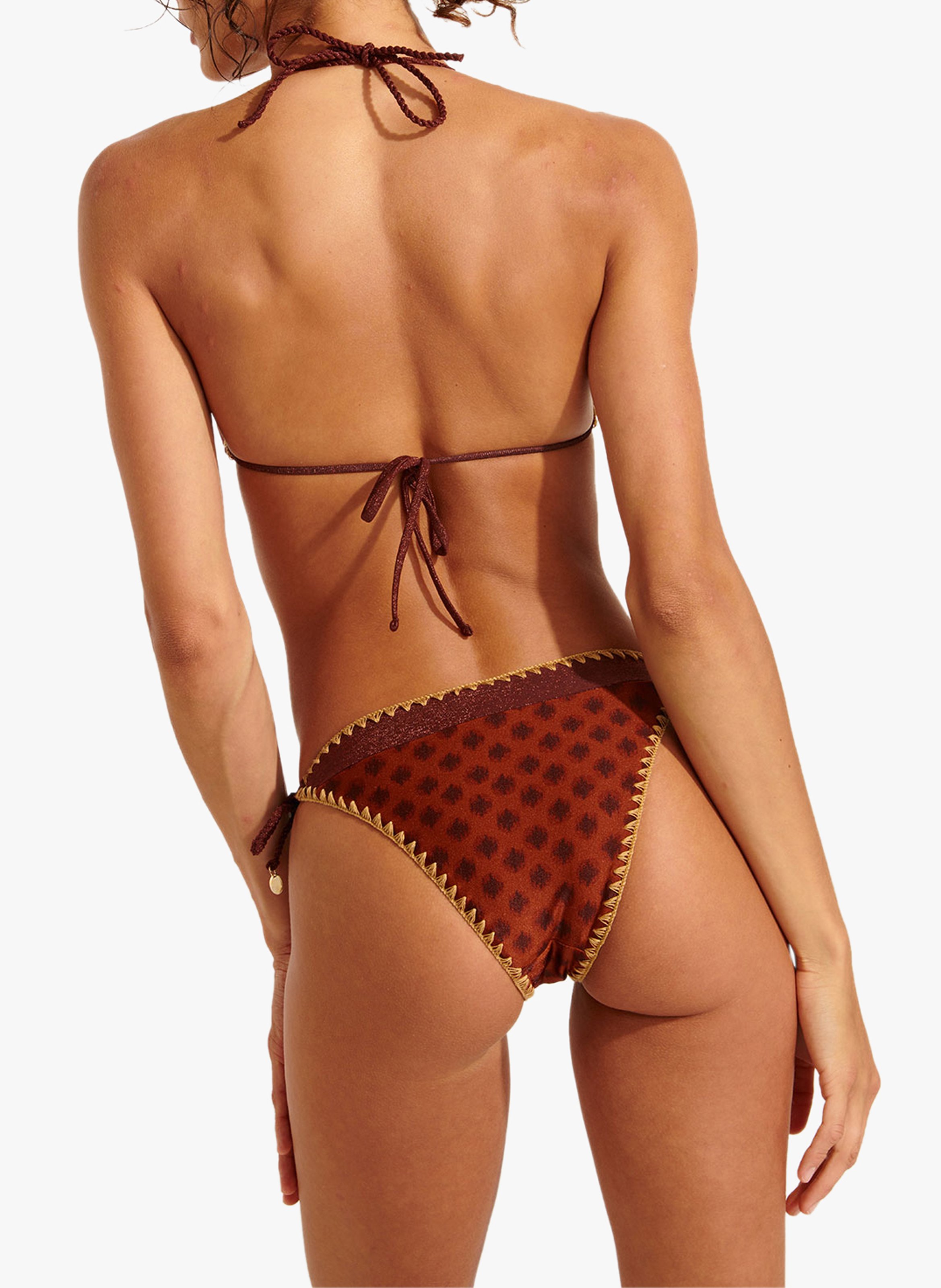 Low-rise bikini bottoms BANANA MOON Brown