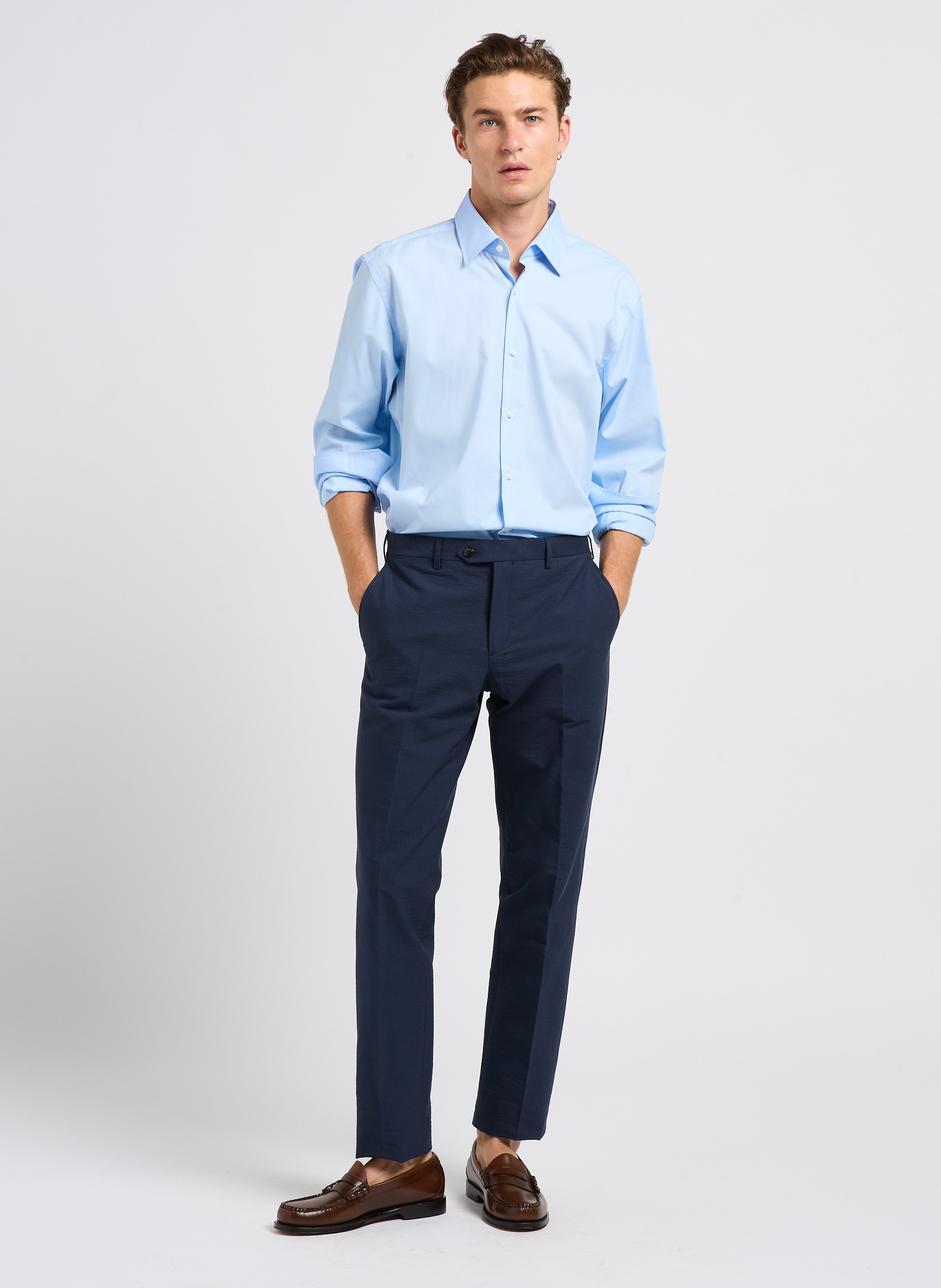 Leather loafers - Look 6