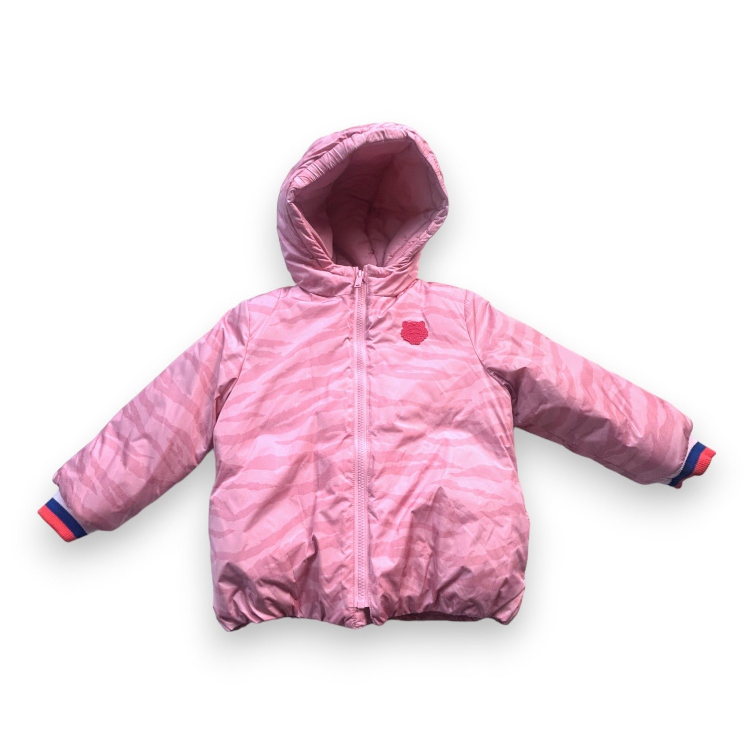 Pink Kids Puffer Jacket - 6 years KENZO - SECONDE MAIN Pink