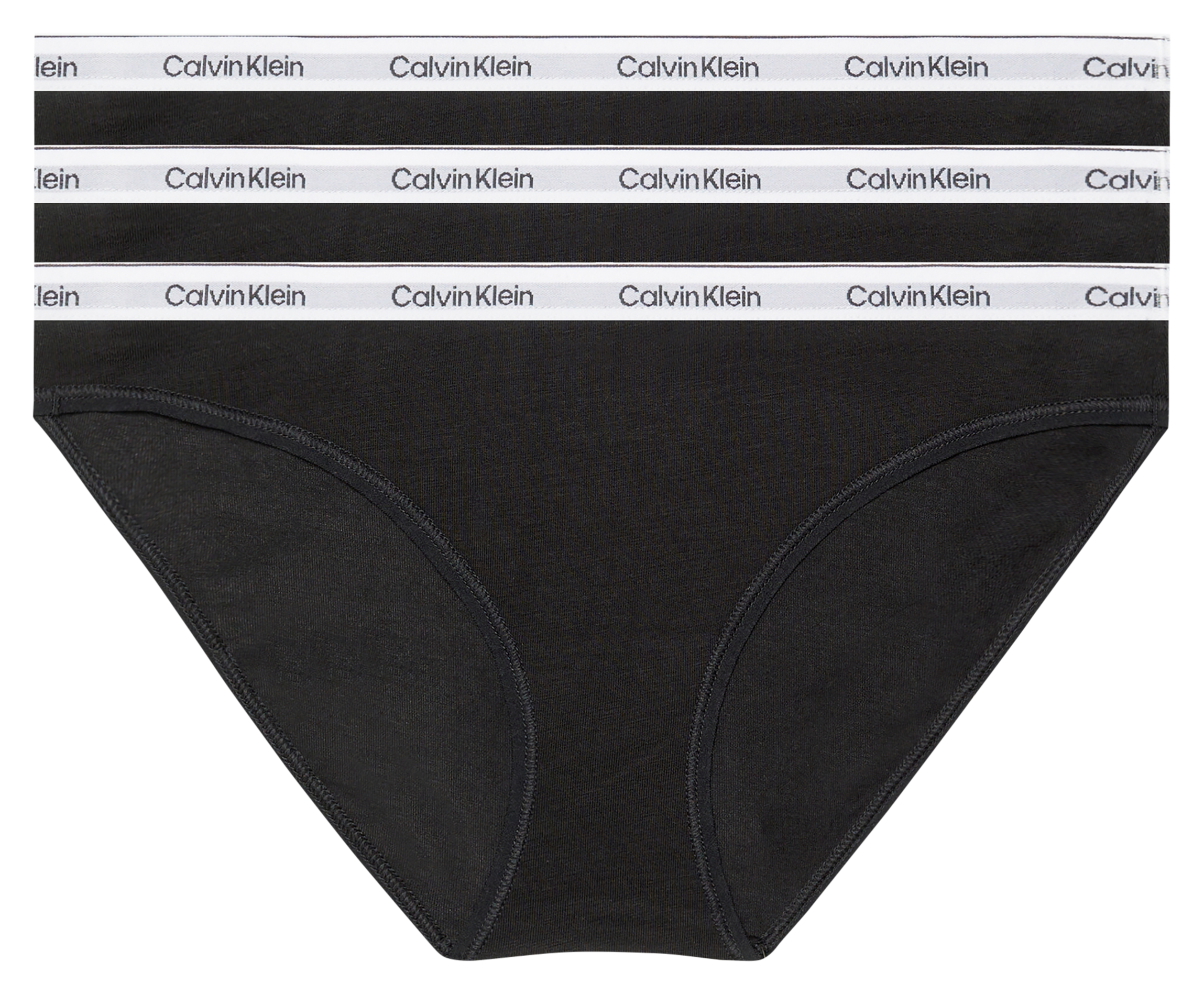 Lot de 3 culottes en coton mélangé CALVIN KLEIN UNDERWEAR Noir