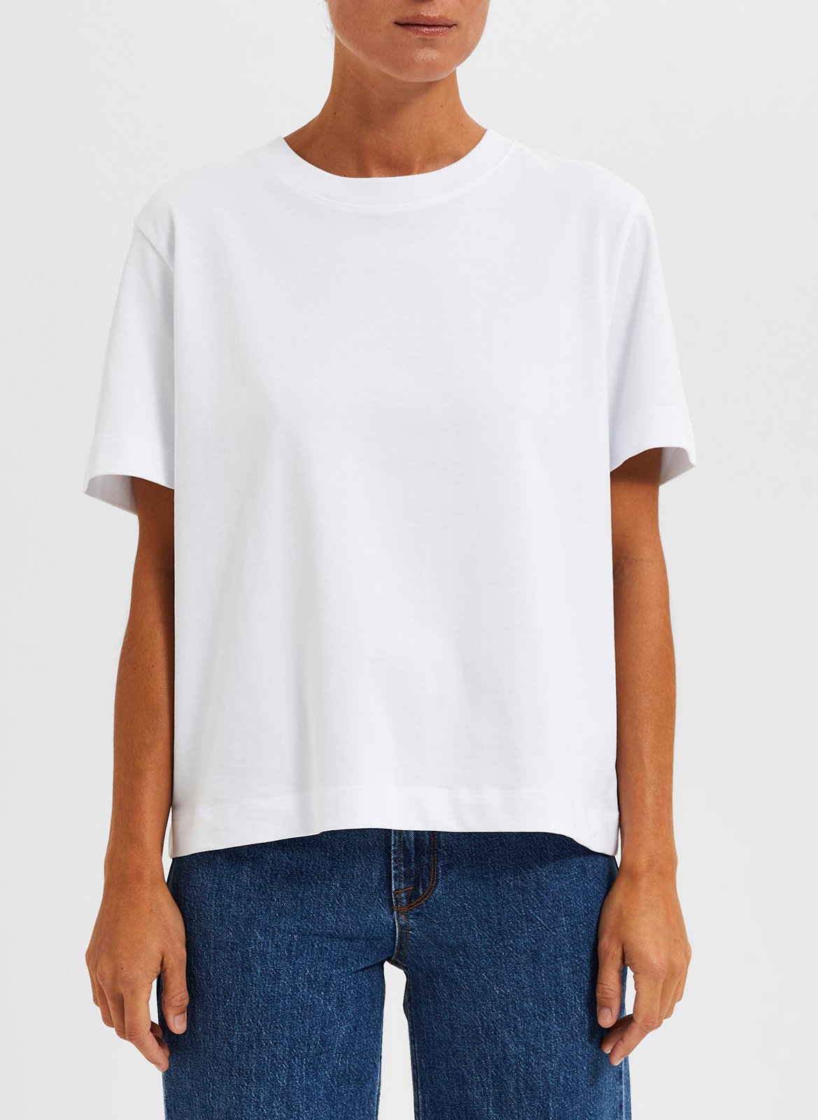 Oversized T-shirt van biokatoen SELECTED