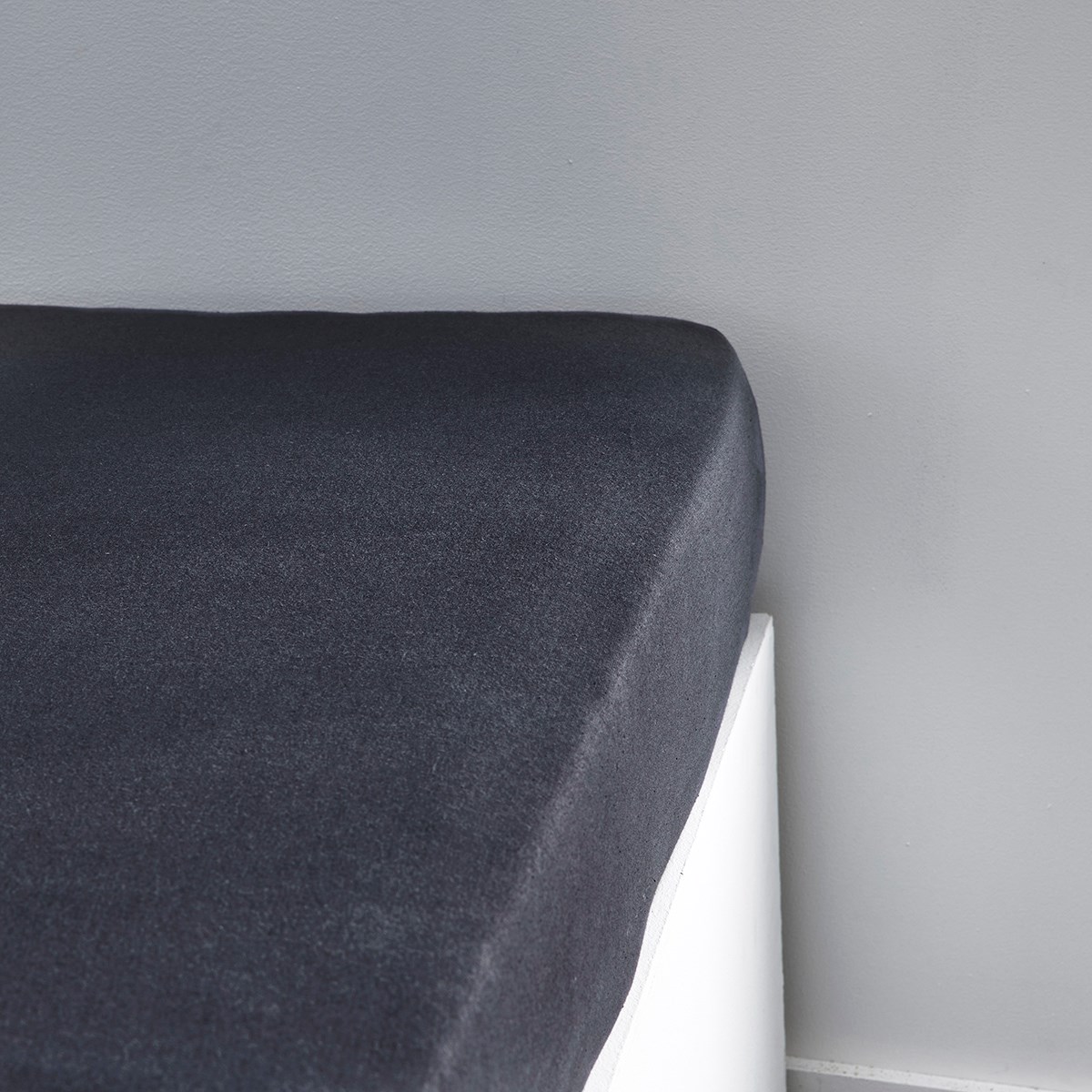 Stretch cotton fitted sheet TODAY LINGE DE MAISON Grey