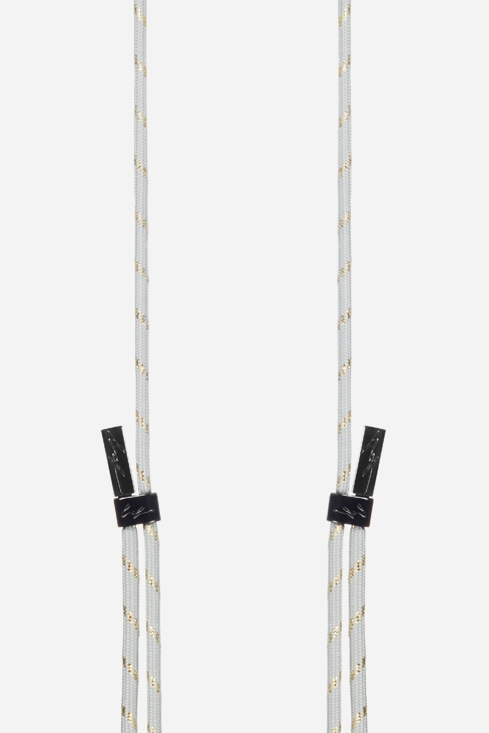 Cotton phone cord LA COQUE FRANCAISE Silver