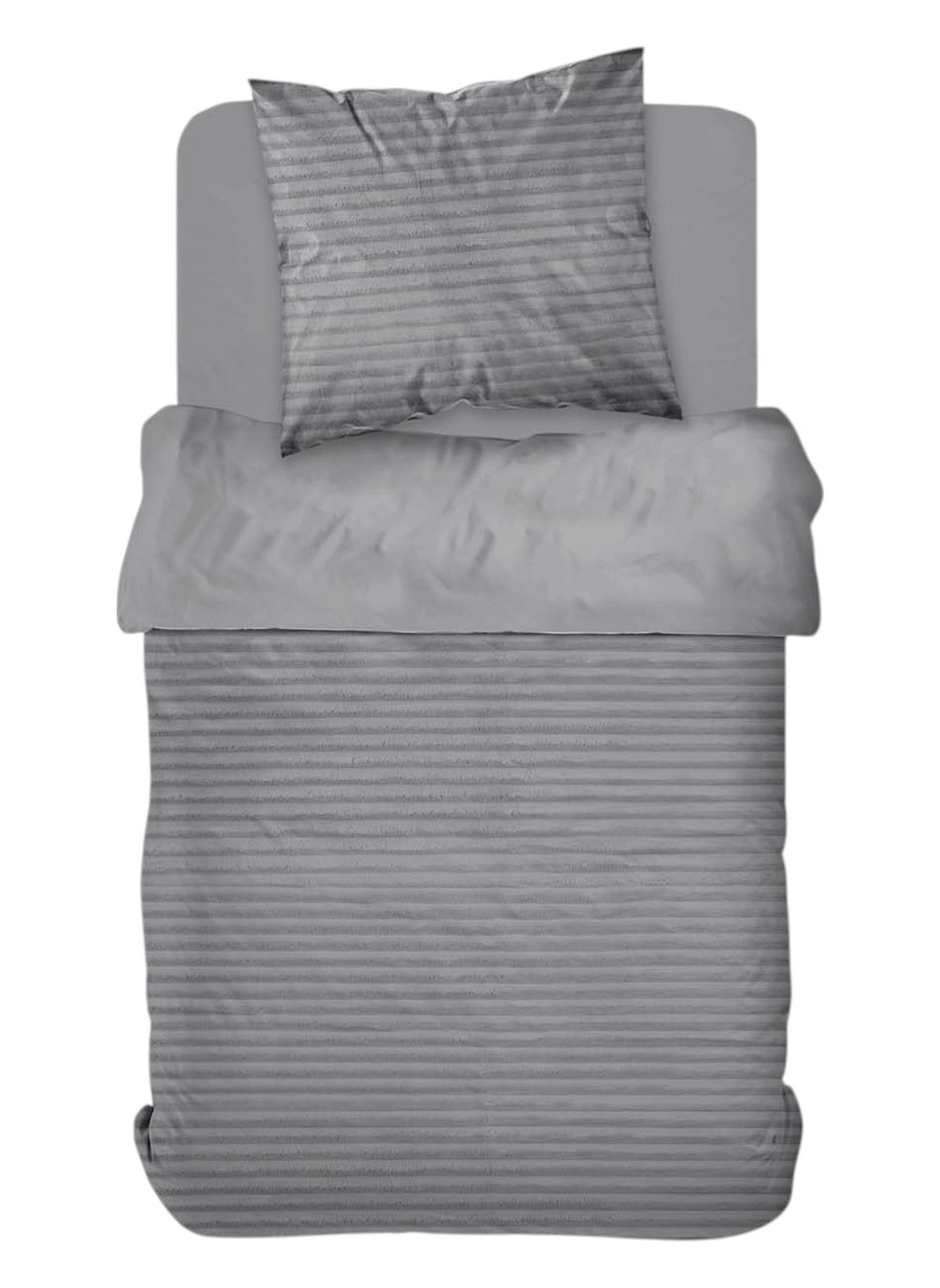 Fleece bedding set TODAY LINGE DE MAISON Grey