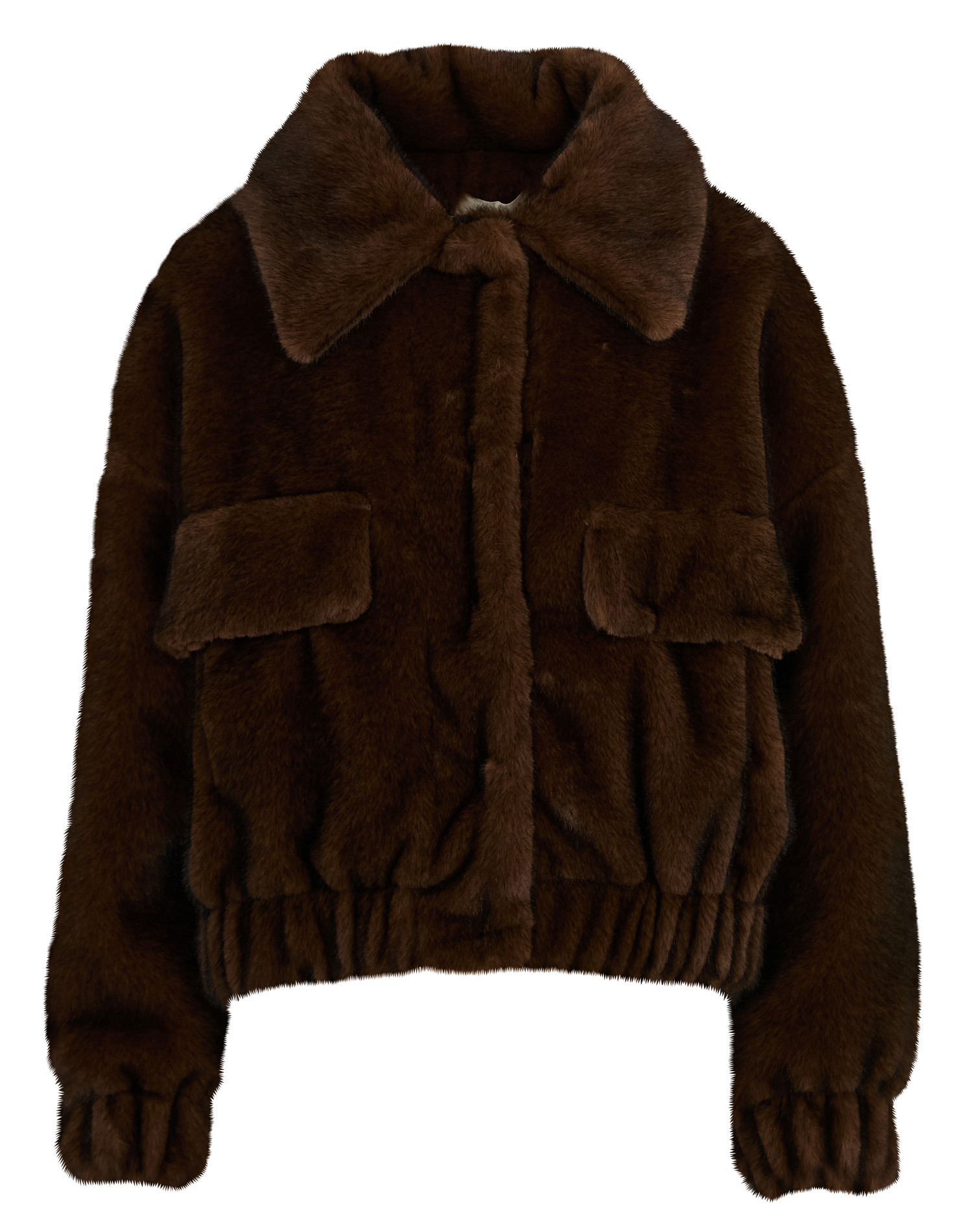 Veste oversize col classique SUNCOO Marron