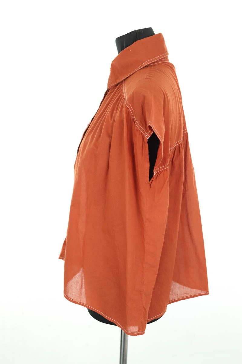 Cotton blouse VALENTINE GAUTHIER- SECONDE MAIN Brown