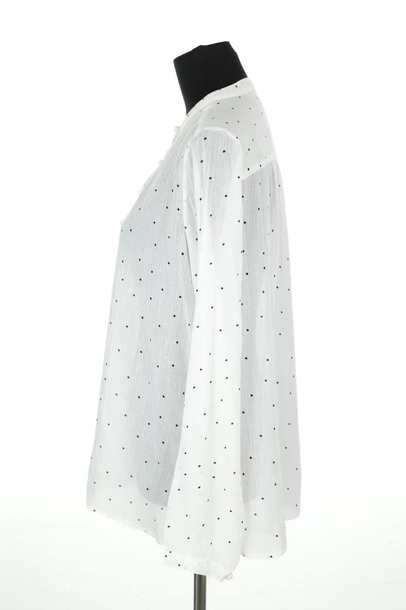 Cotton blouse LAURENCE BRAS - Seconde Main White