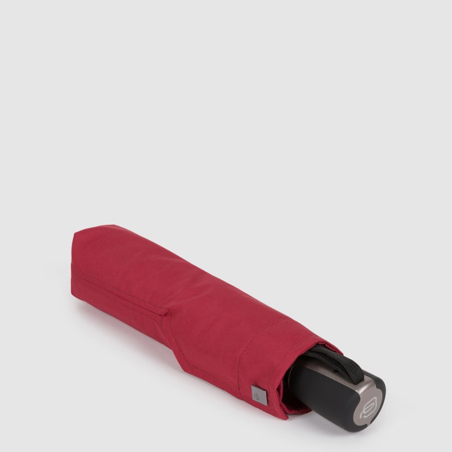 Automatic open/close windproof umbrella PIQUADRO Red