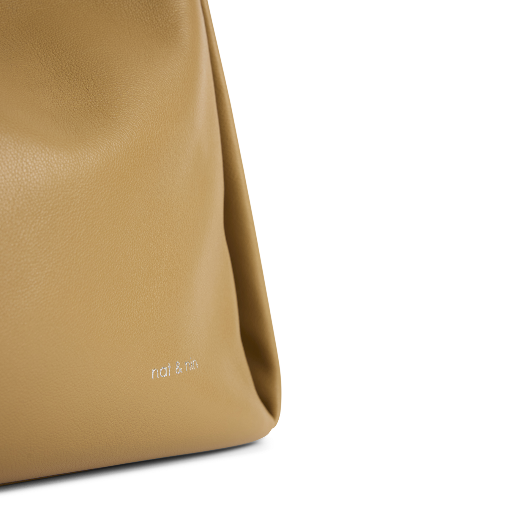 Sac porté épaule en cuir NAT & NIN Marron