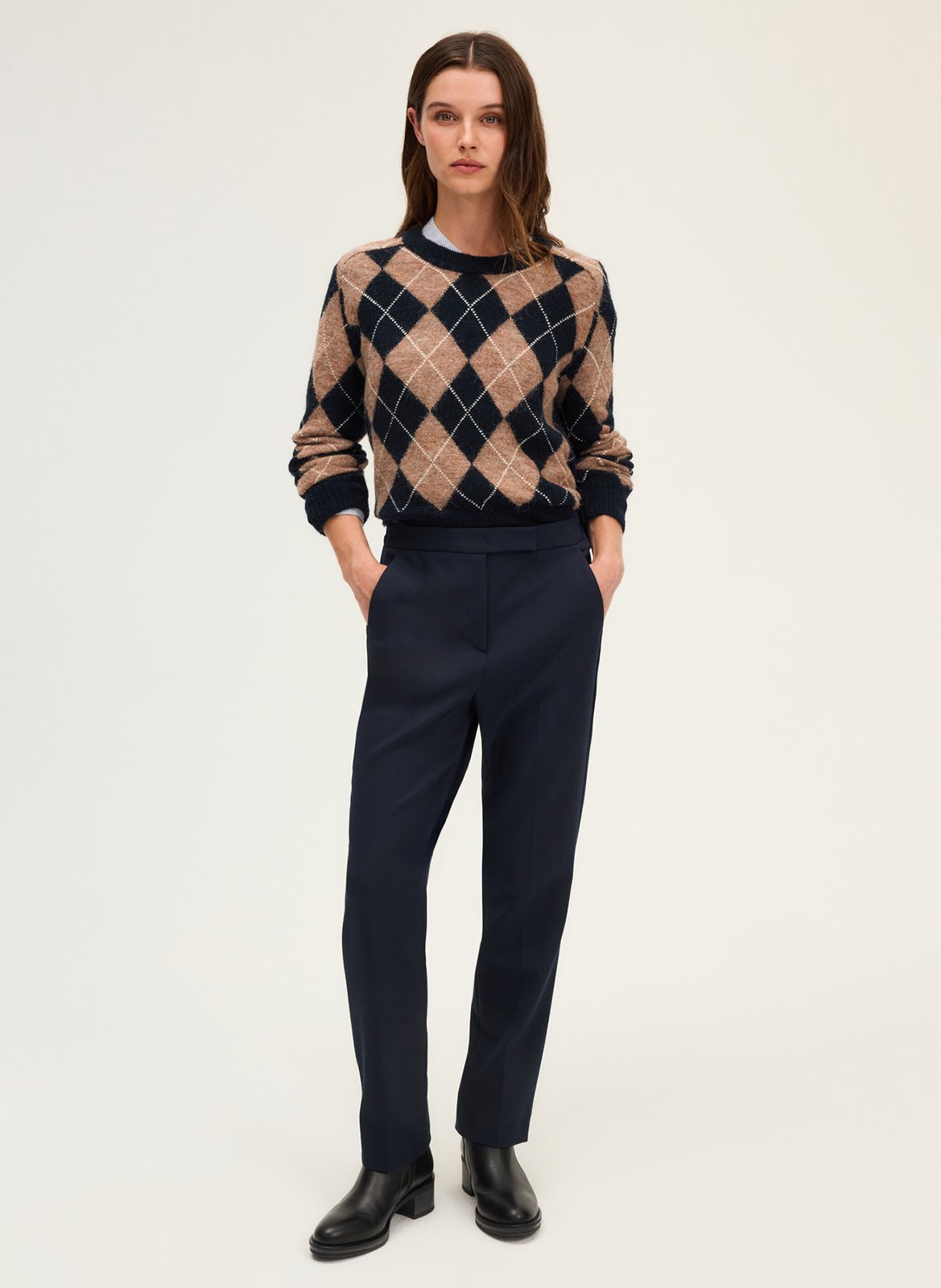 Pantalon droit PABLO Bleu