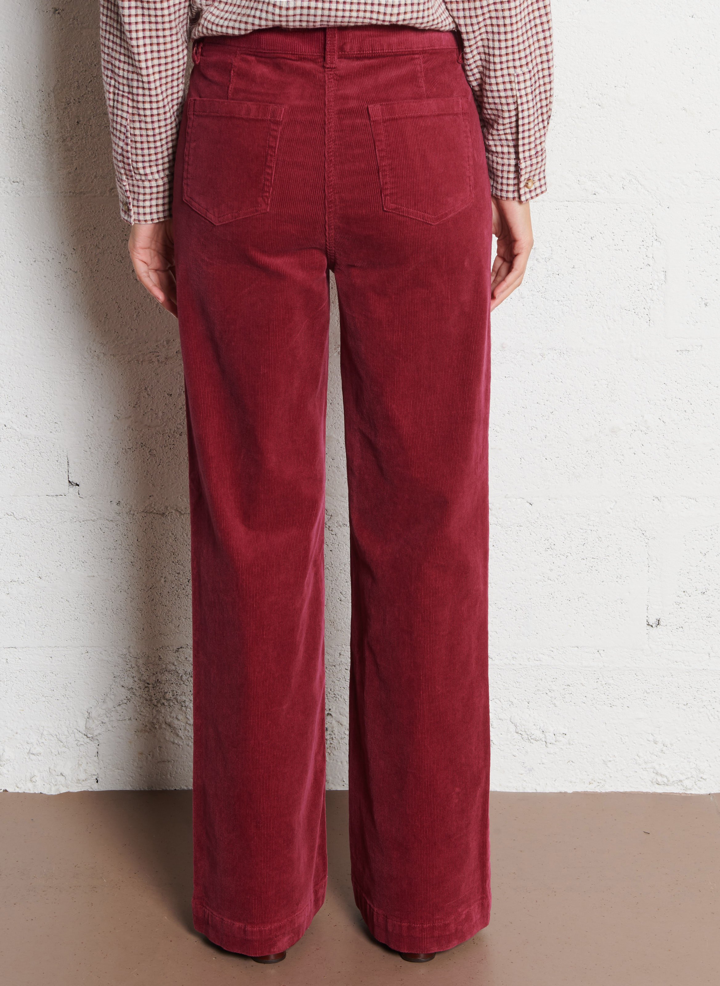 Cotton-blend chinos MAISON 123 Red