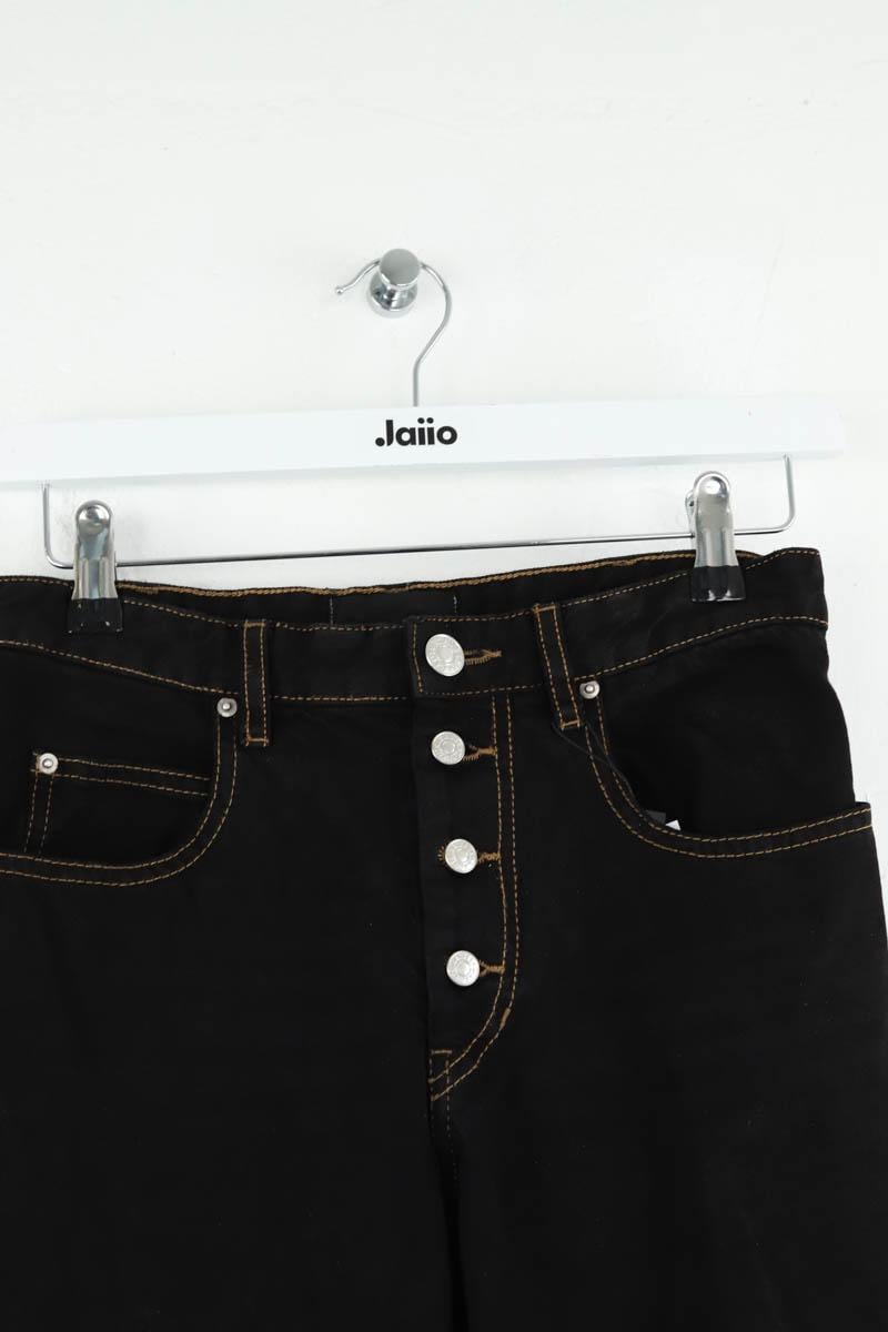 Slim-fit stretch cotton jeans with regular waist ISABEL MARANT ÉTOILE - SECONDE MAIN Black