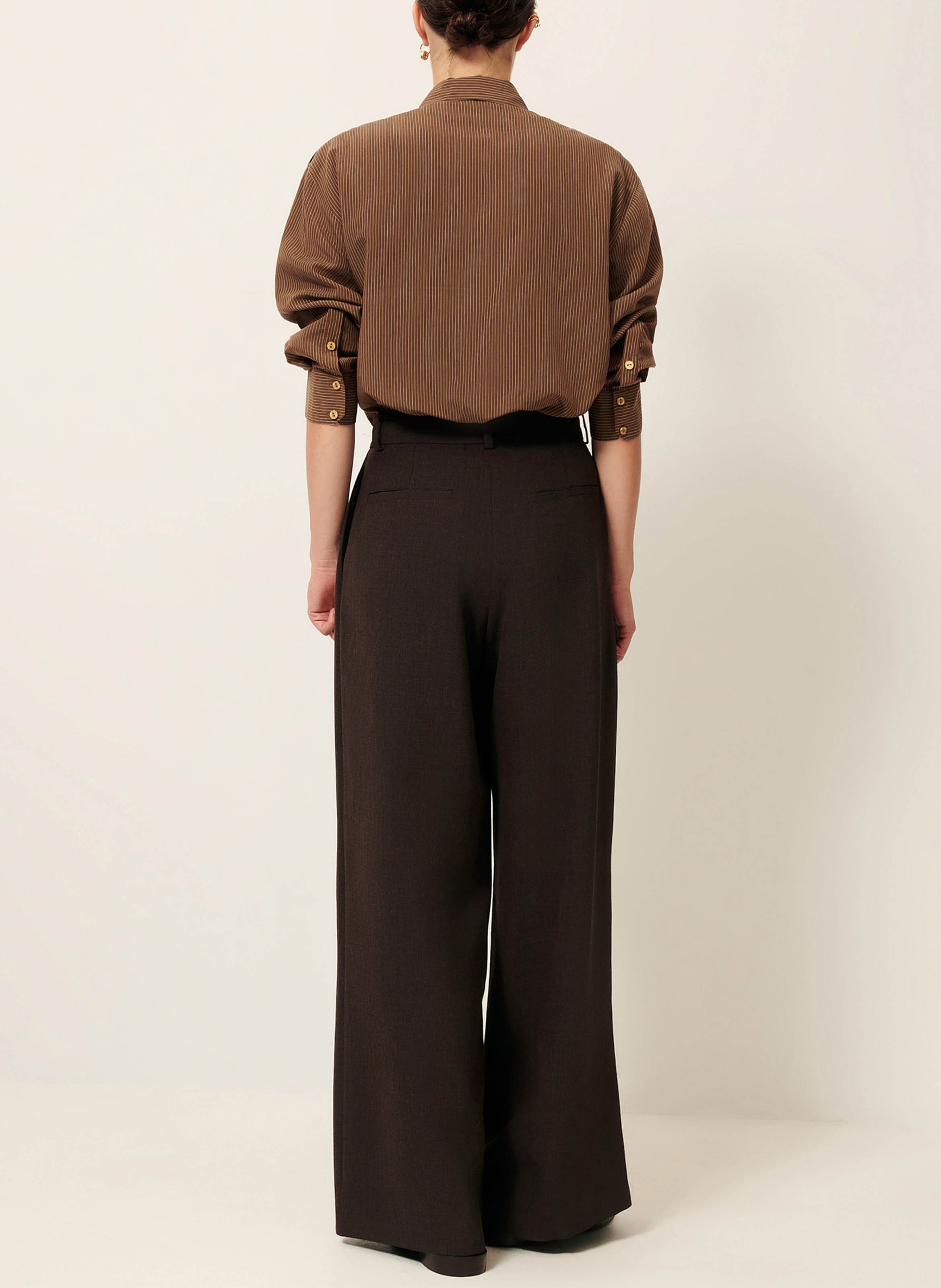 Wide trousers SESSUN Grey
