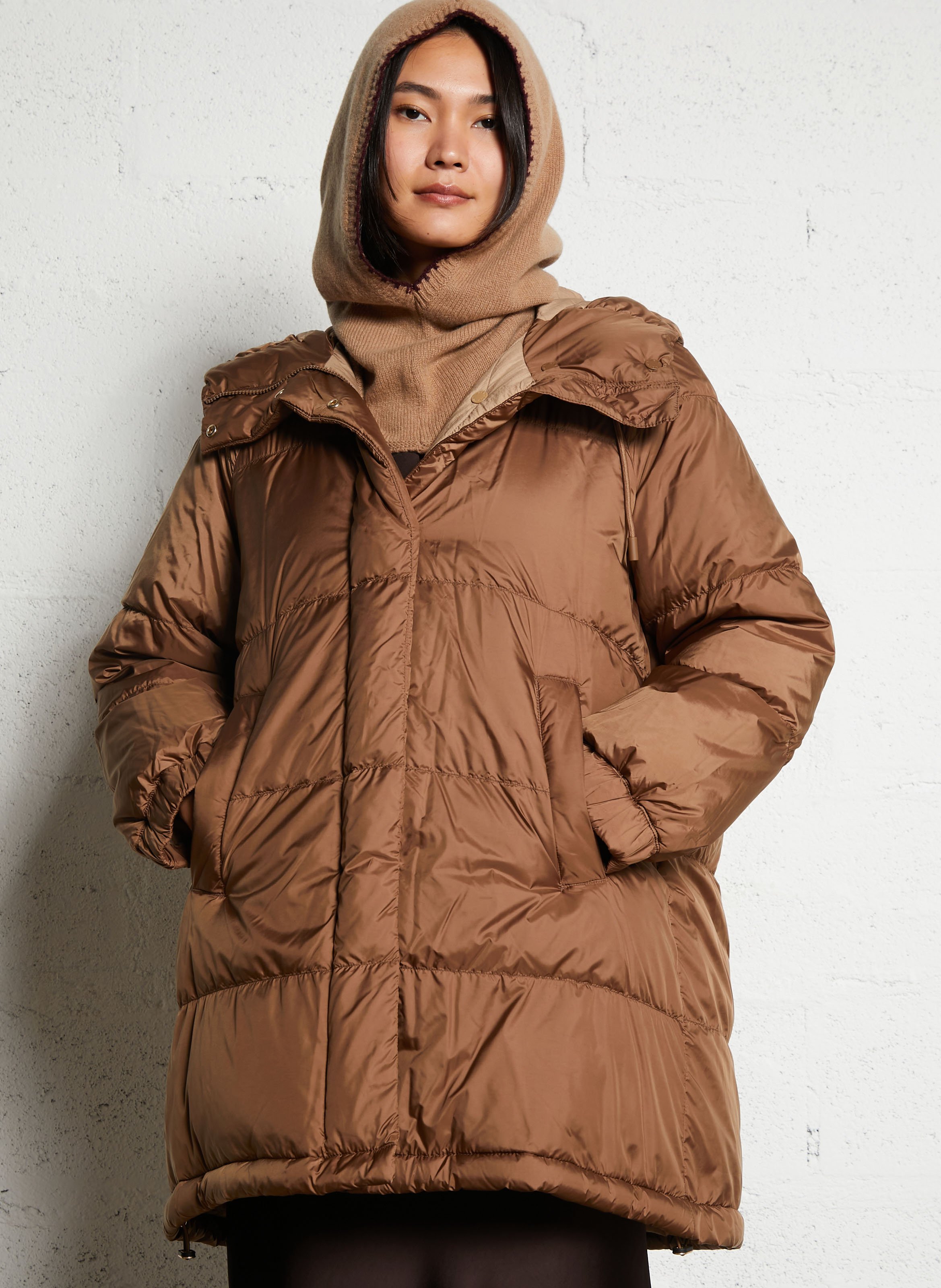 Daunenjacke mit Stehkragen MAX MARA WEEK END Braun