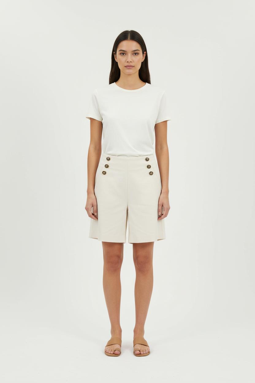 Shorts TARA JARMON - Seconde Main White