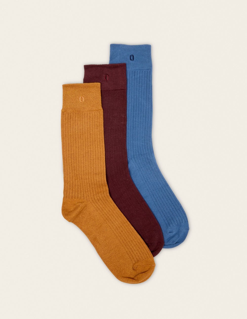 Pack of 3 pairs of socks ODAJE EX. M.MOUSTACHE Yellow