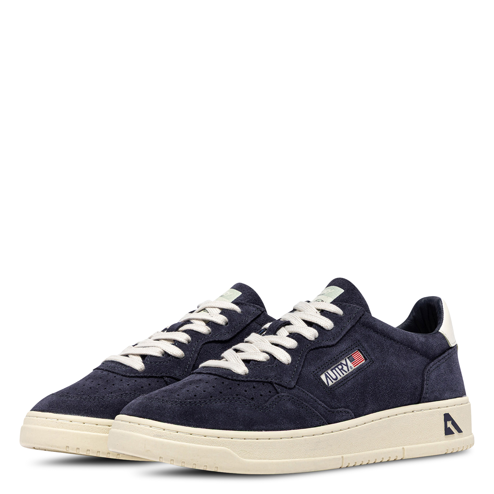 Niedrige Sneaker aus Veloursleder AUTRY Blau