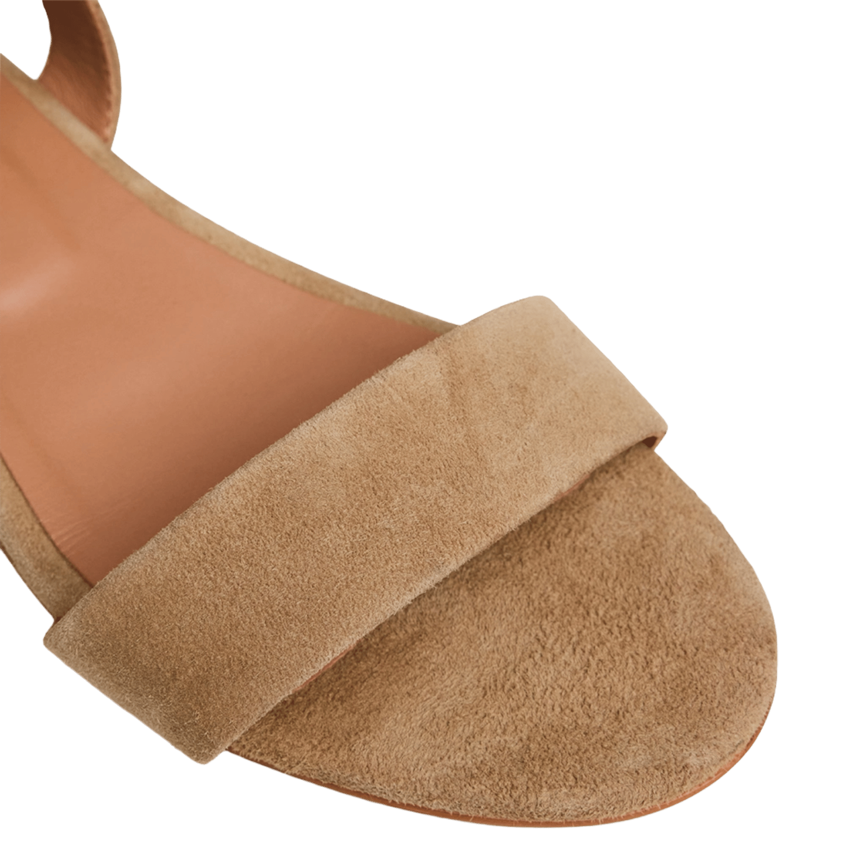 Sandales plates en cuir JONAK Beige