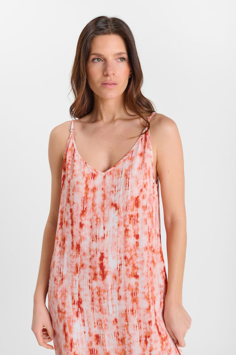 Long straight dress LE TEMPS DES CERISES Pink