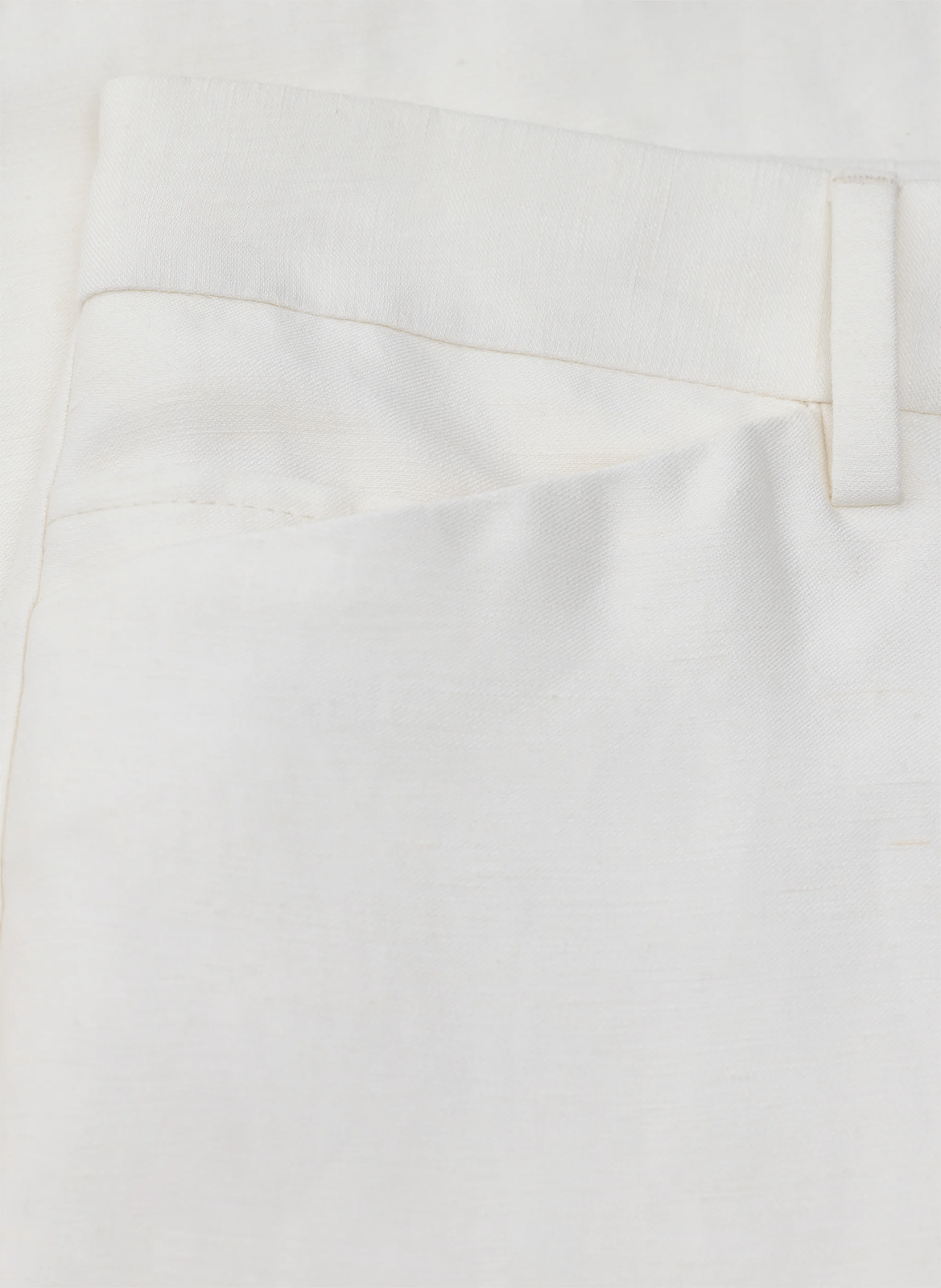 Wide-leg linen-blend pants CLOSED Beige