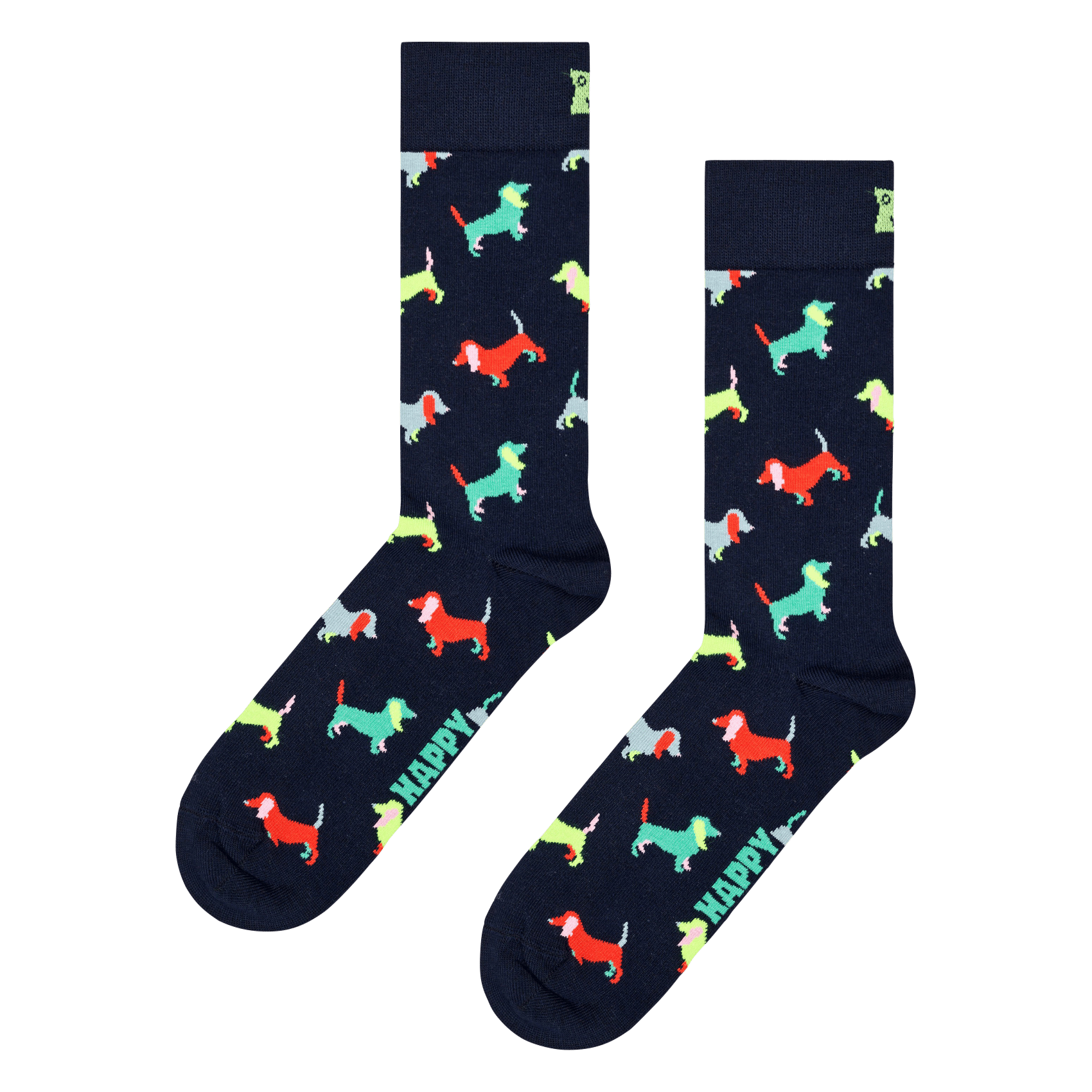 Socken mit gemustertem Baumwollmischgewebe HAPPY SOCKS Blau