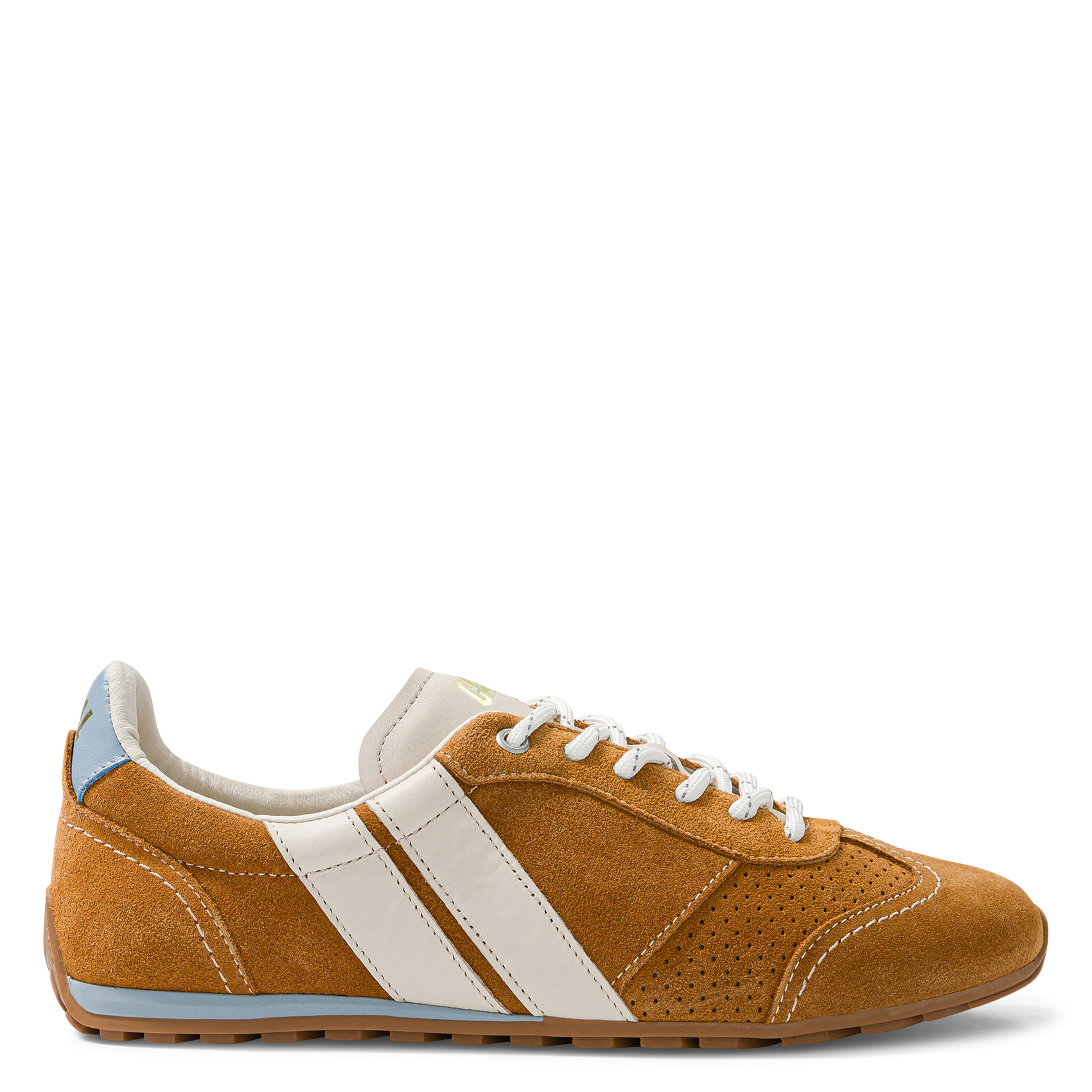 Niedrige Veloursleder-Sneaker CAVAL Braun