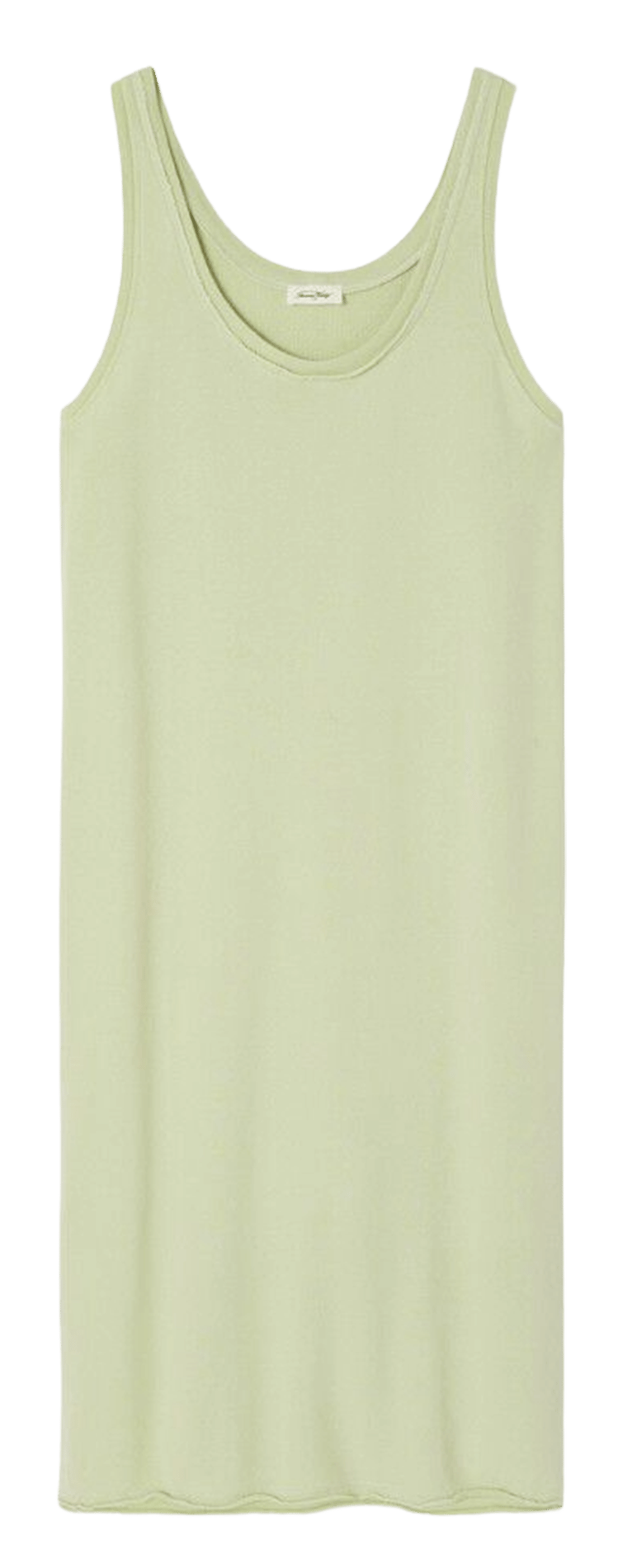 Langes ärmelloses einfarbiges Kleid AMERICAN VINTAGE Beige