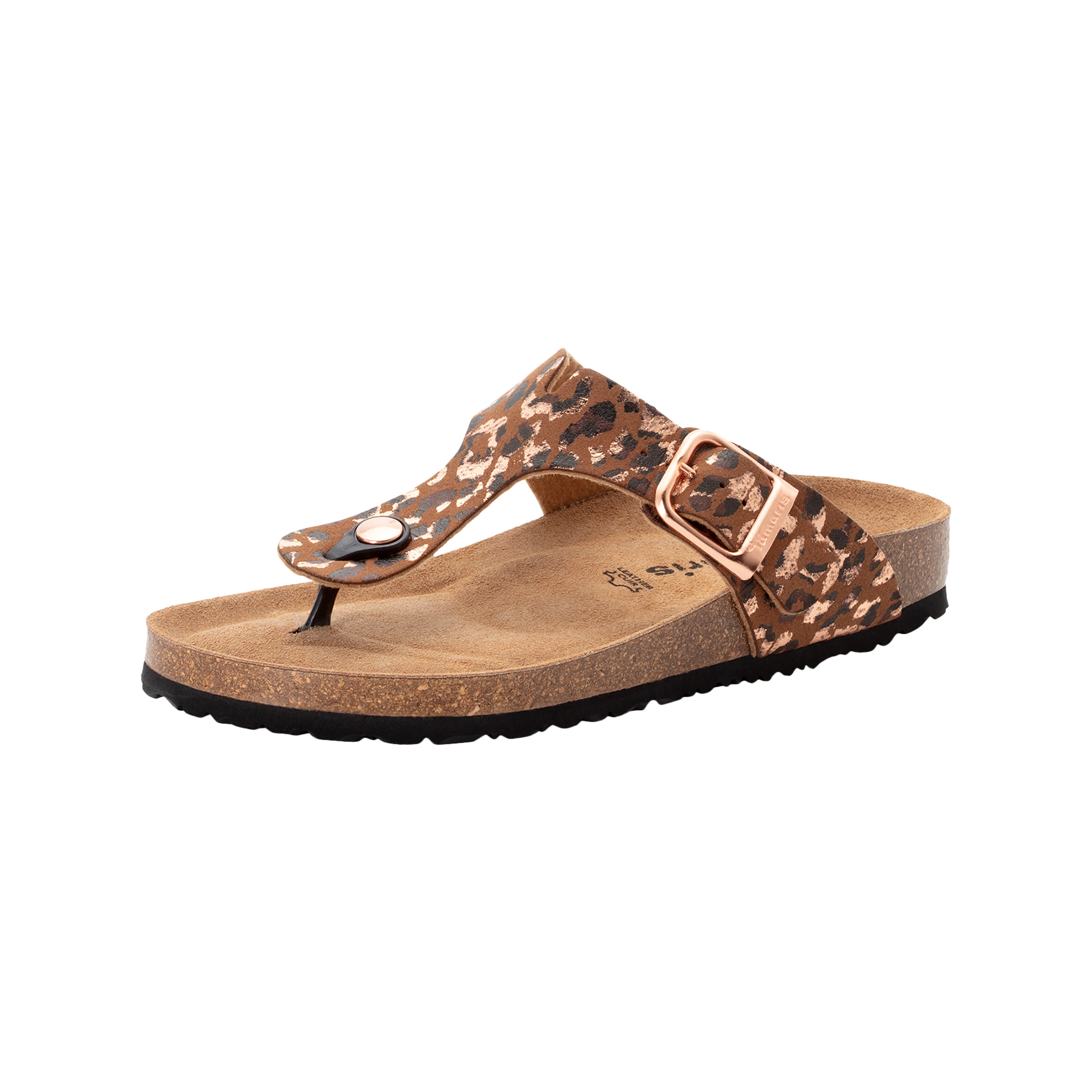 Leather sandals TAMARIS Multicolored