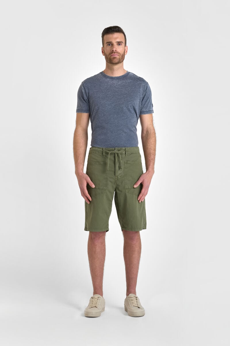 Buttoned Bermuda Shorts LE TEMPS DES CERISES Khaki