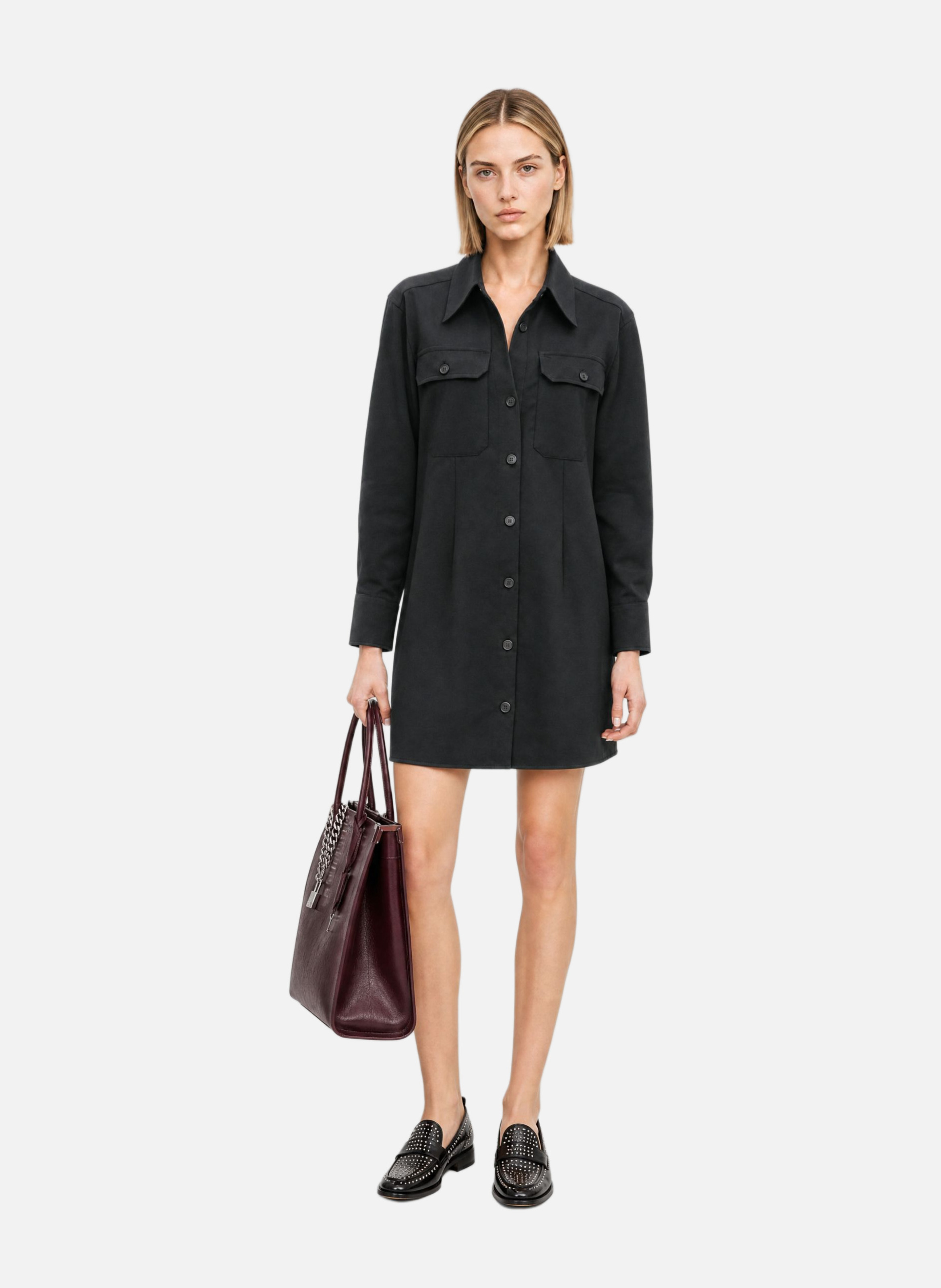 Short wool-blend dress THE KOOPLES Black