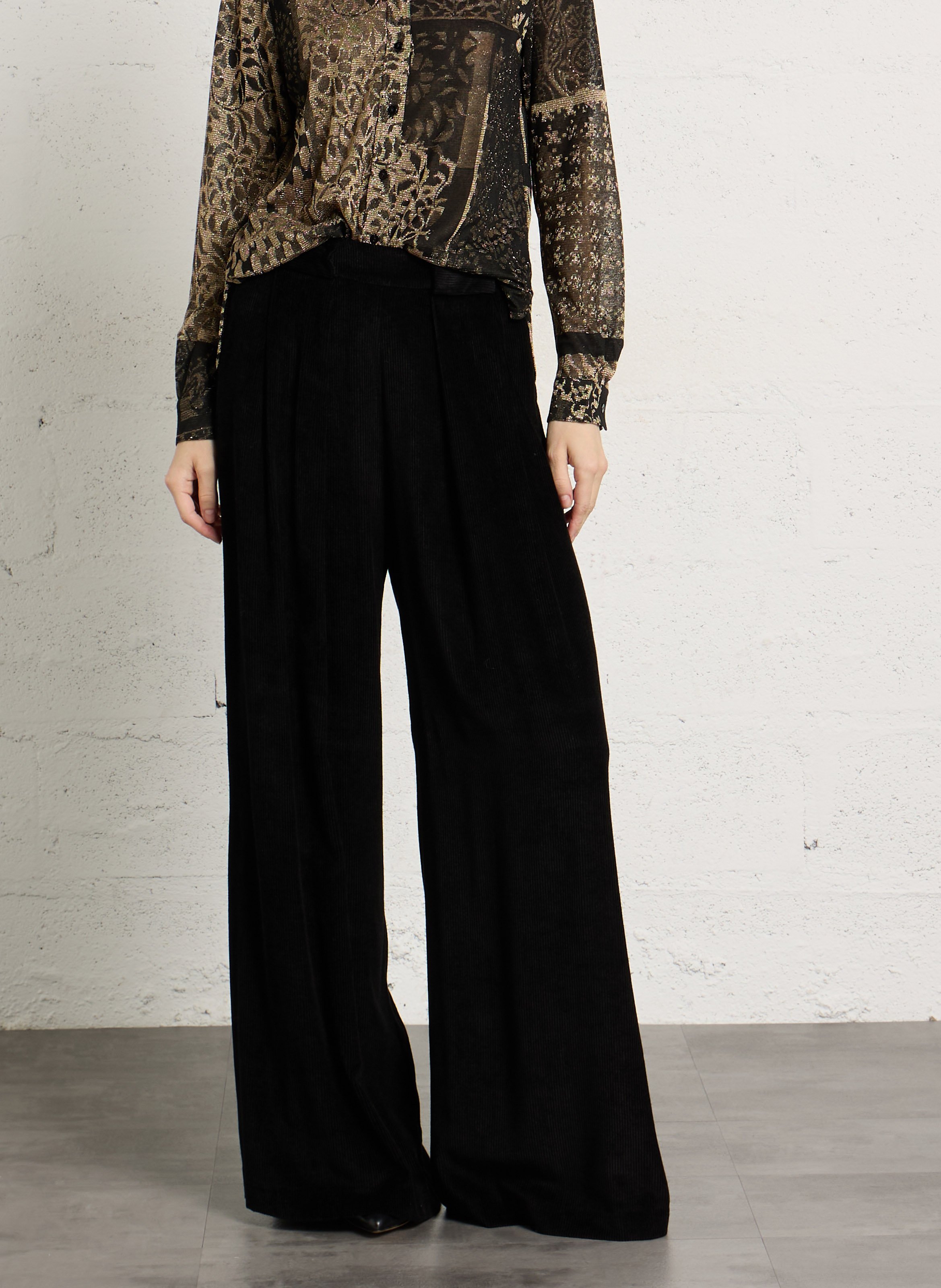 Wide-leg corduroy pants MOMONI