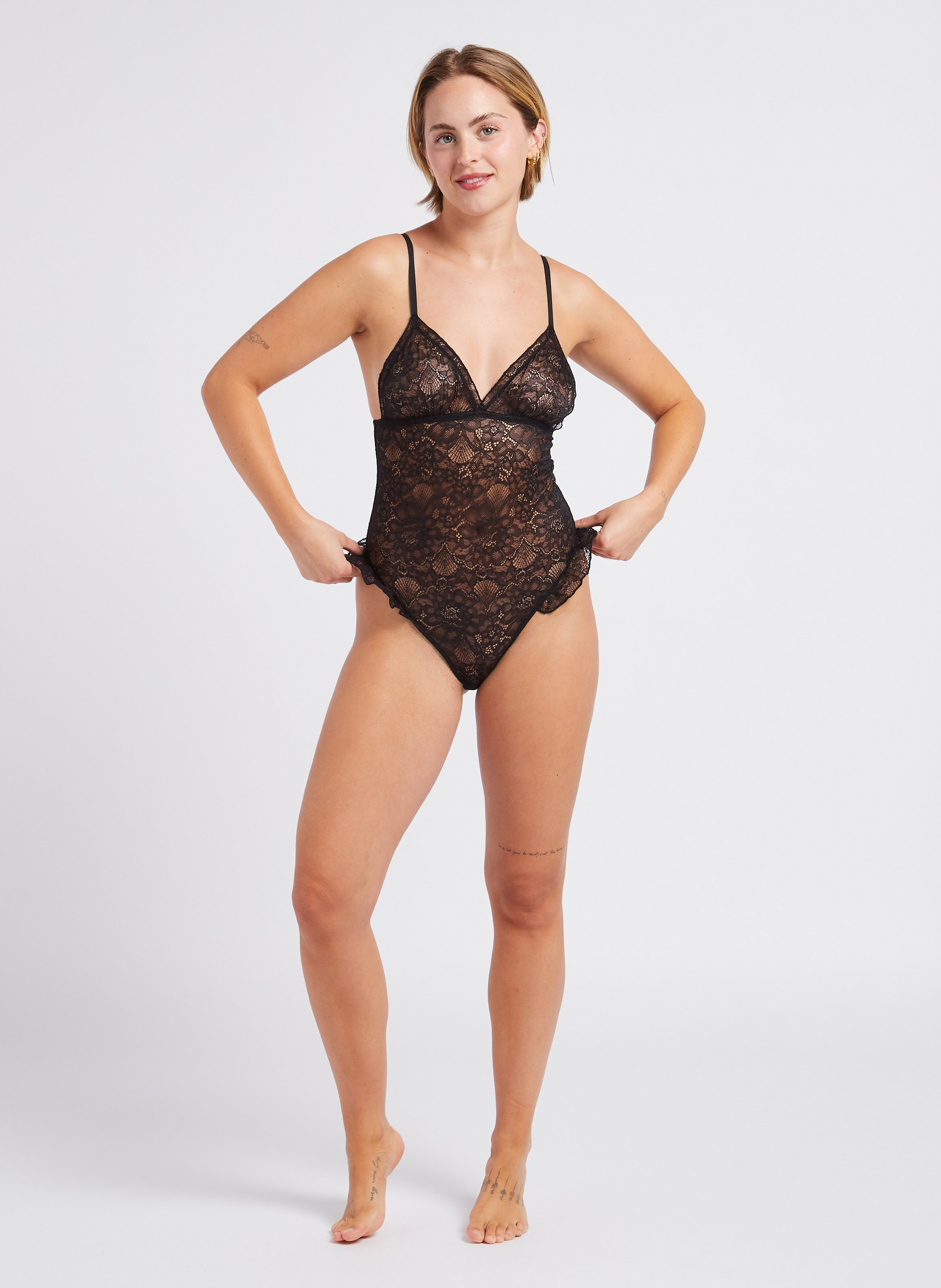 Body en dentelle  LOVE STORIES Noir