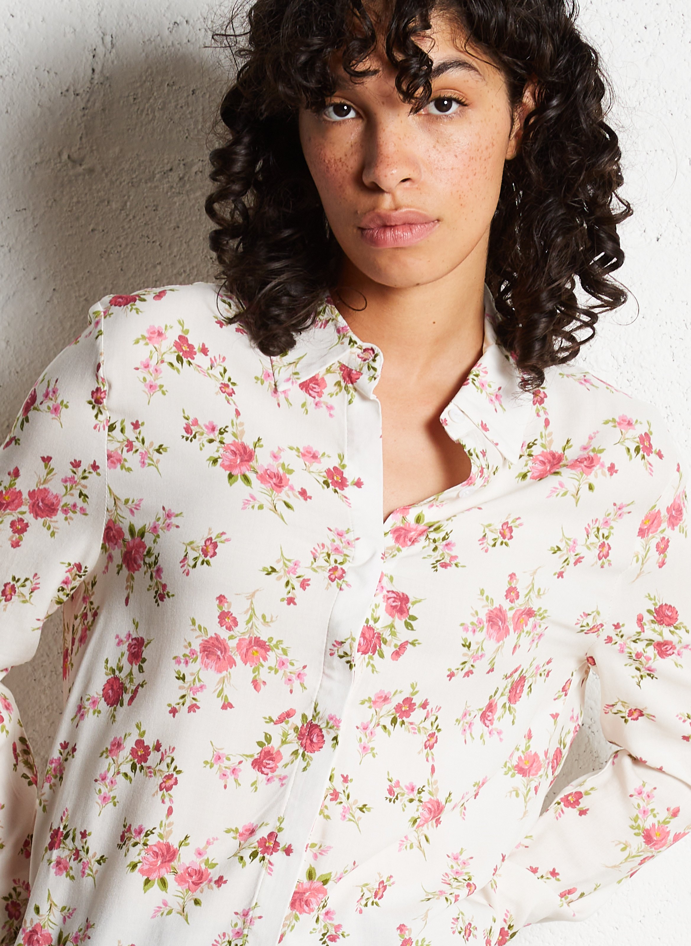 Chemise droite à col classique LA PETITE ETOILE Blanc