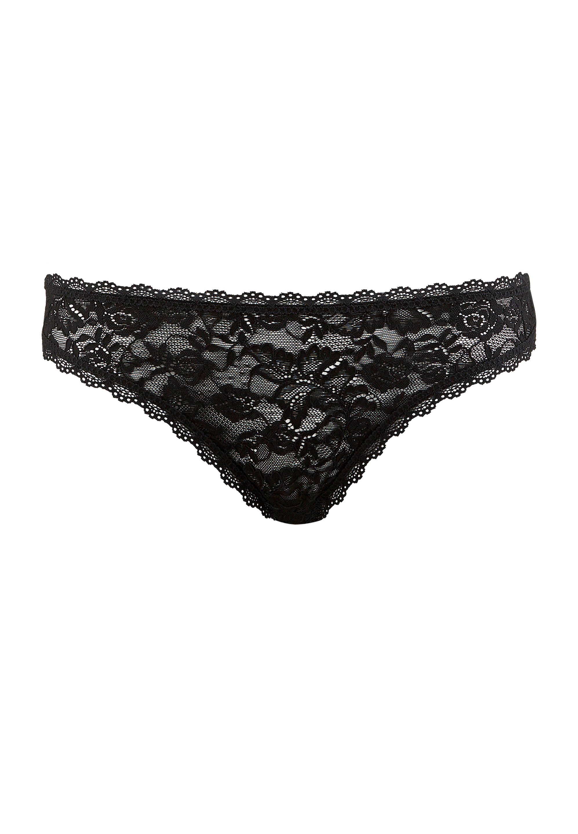 Cotton tanga AUBADE Black