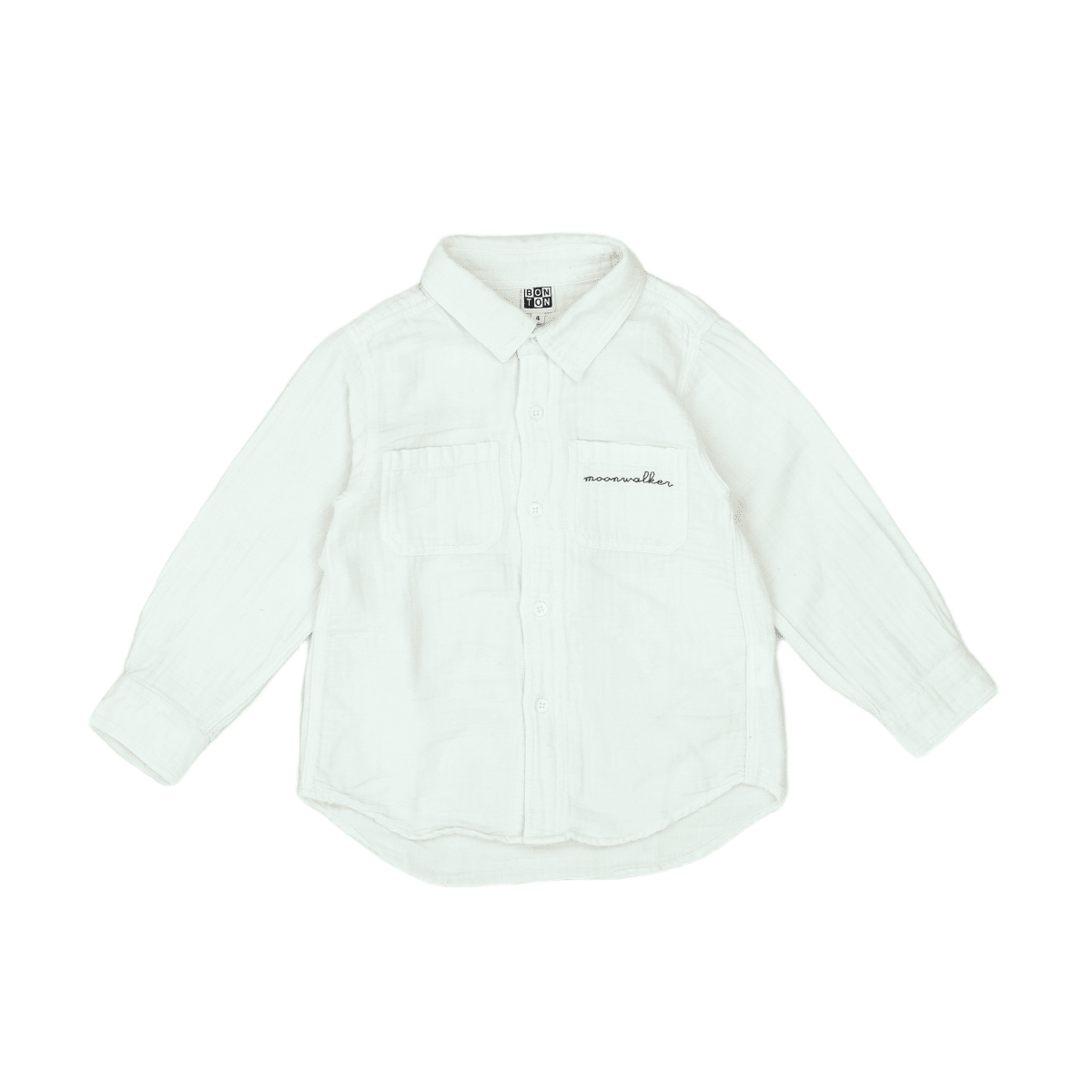 White child's shirt - 4 years BONTON - Seconde Main White