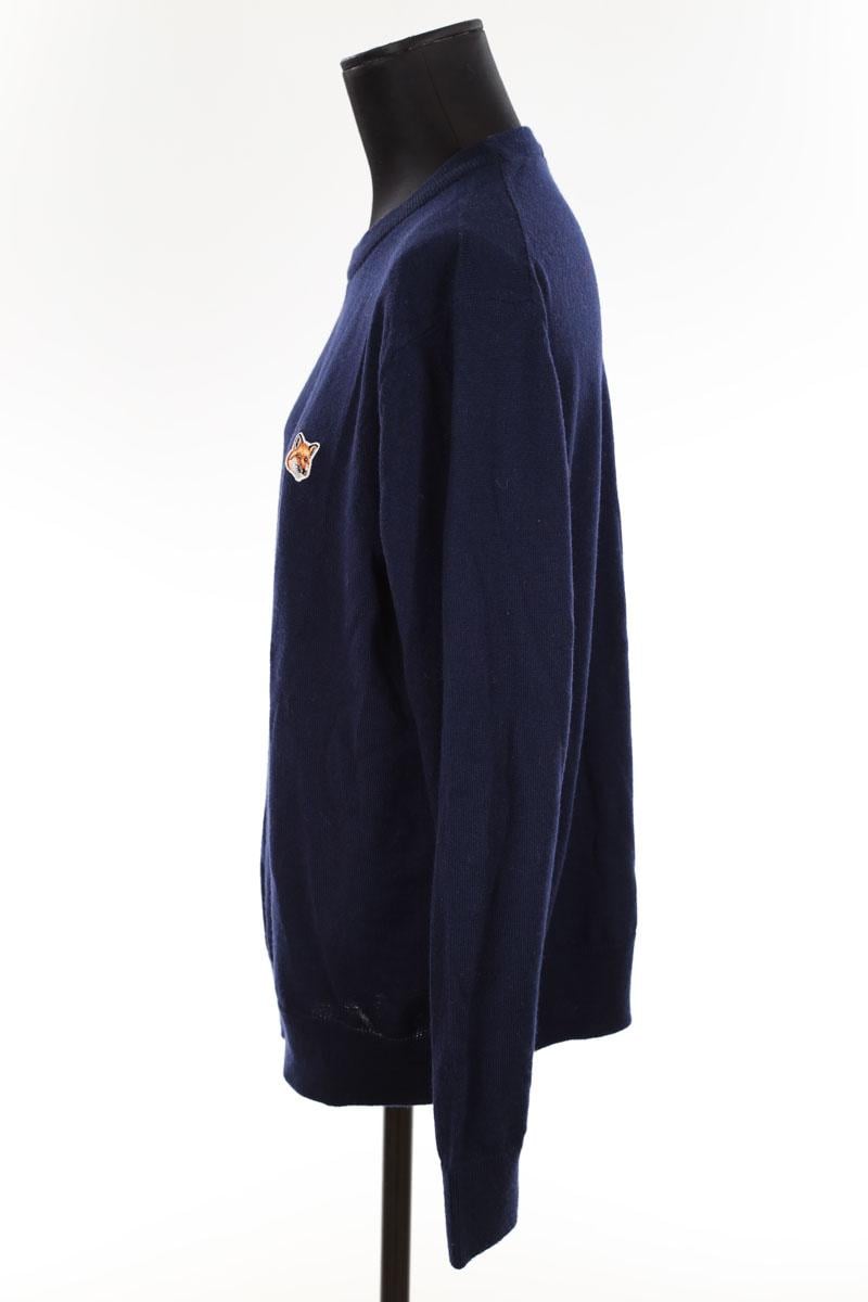 Pull en laine MAISON KITSUNÉ - Seconde main Bleu