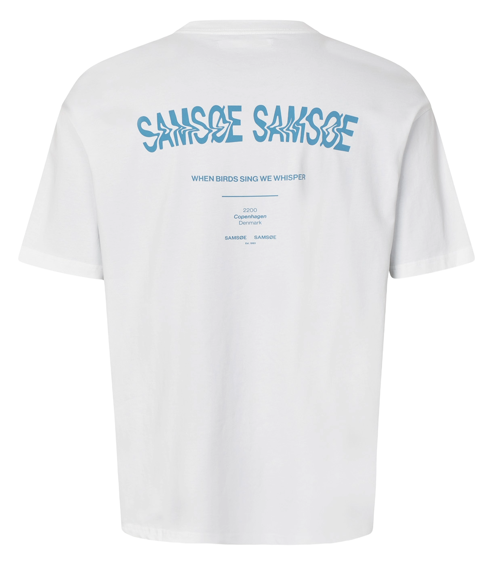 Tee-shirt droit en coton bio  SAMSOE SAMSOE Multicolore