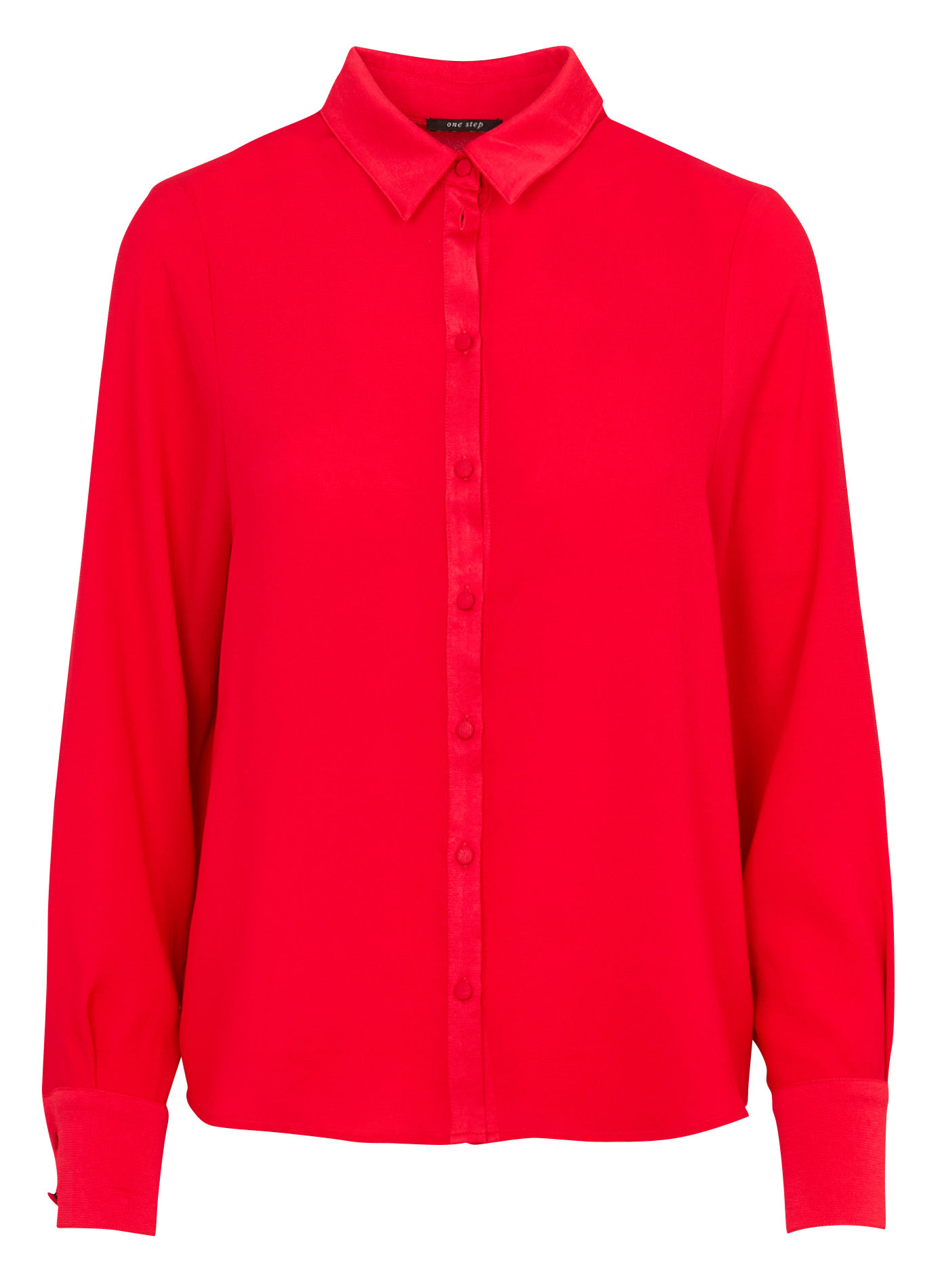 Chemise droite col classique ONE STEP Rouge