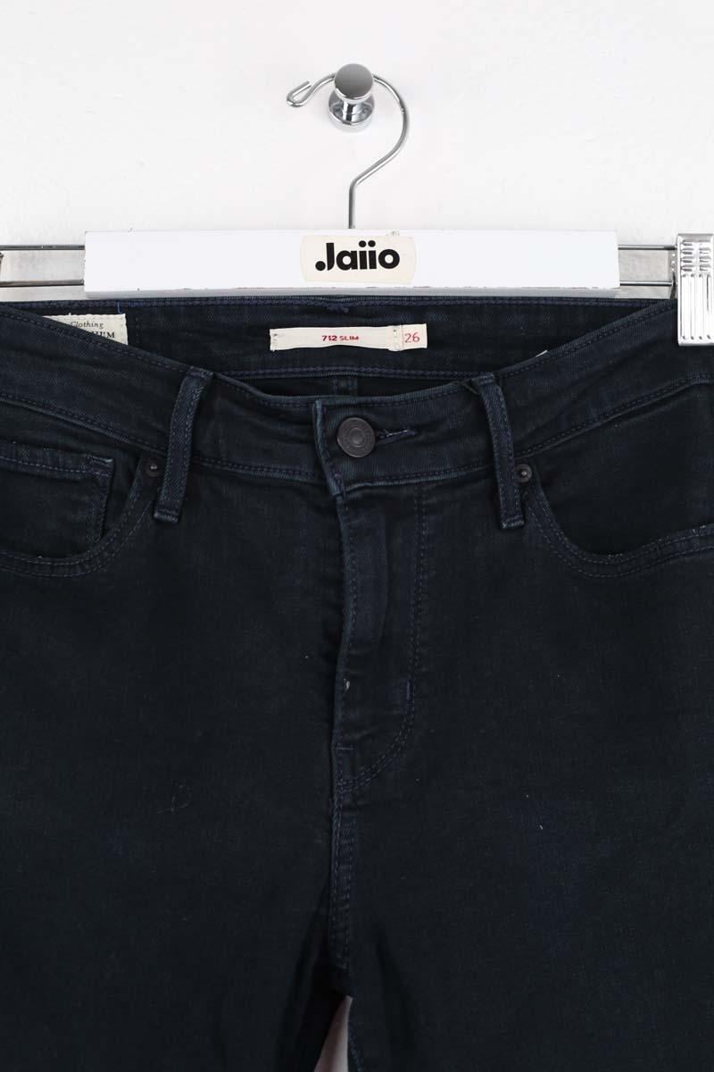 Slim 712 cotton jeans Blue