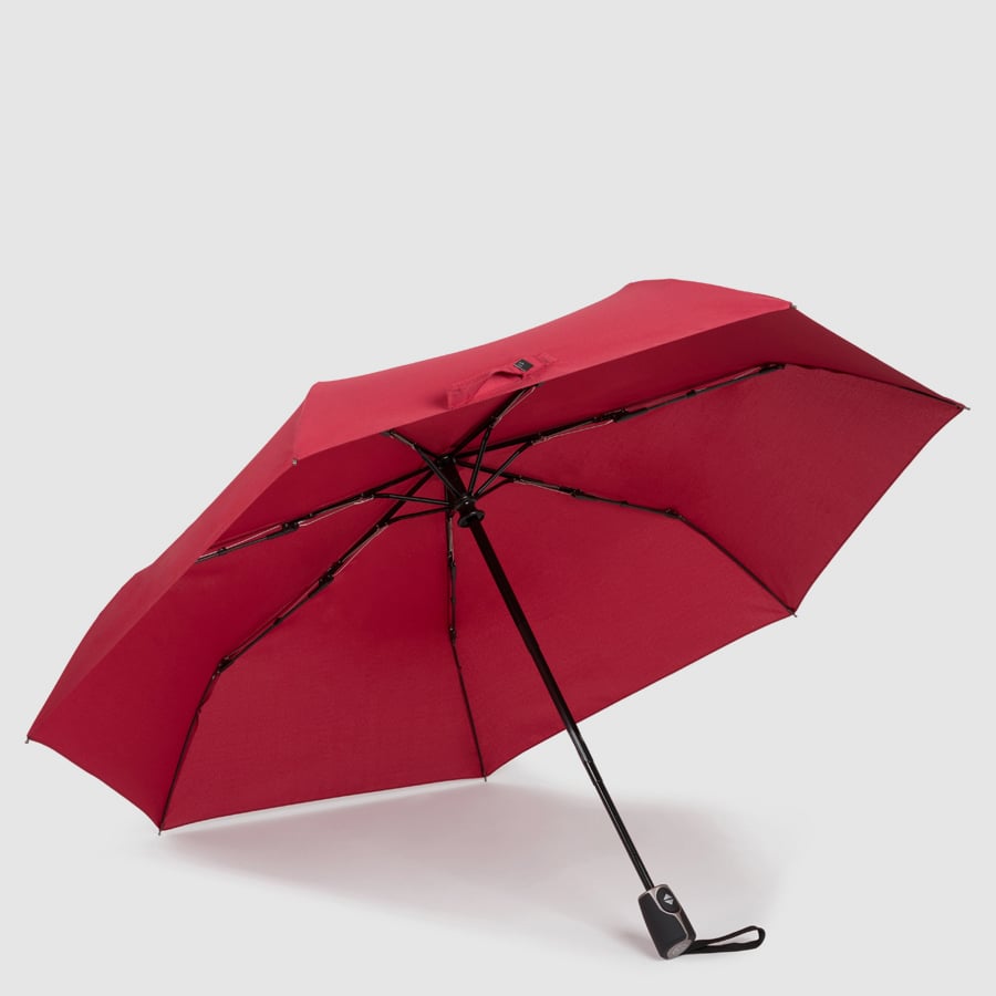 Automatic open/close windproof umbrella PIQUADRO Red