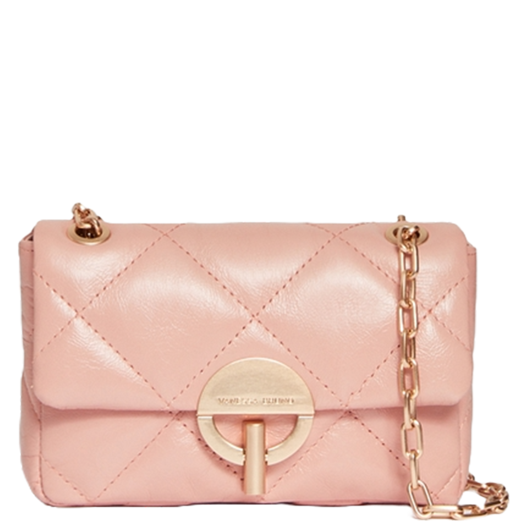 Quilted leather flap bag VANESSA BRUNO