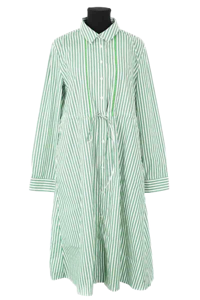 Cotton dress TOMMY HILFIGER - SECONDE MAIN Green