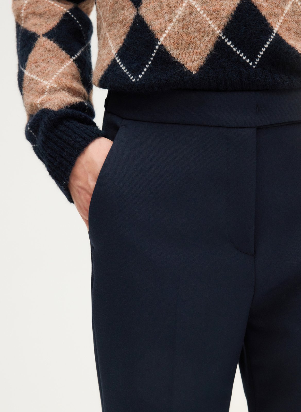 Pantalon droit PABLO Bleu