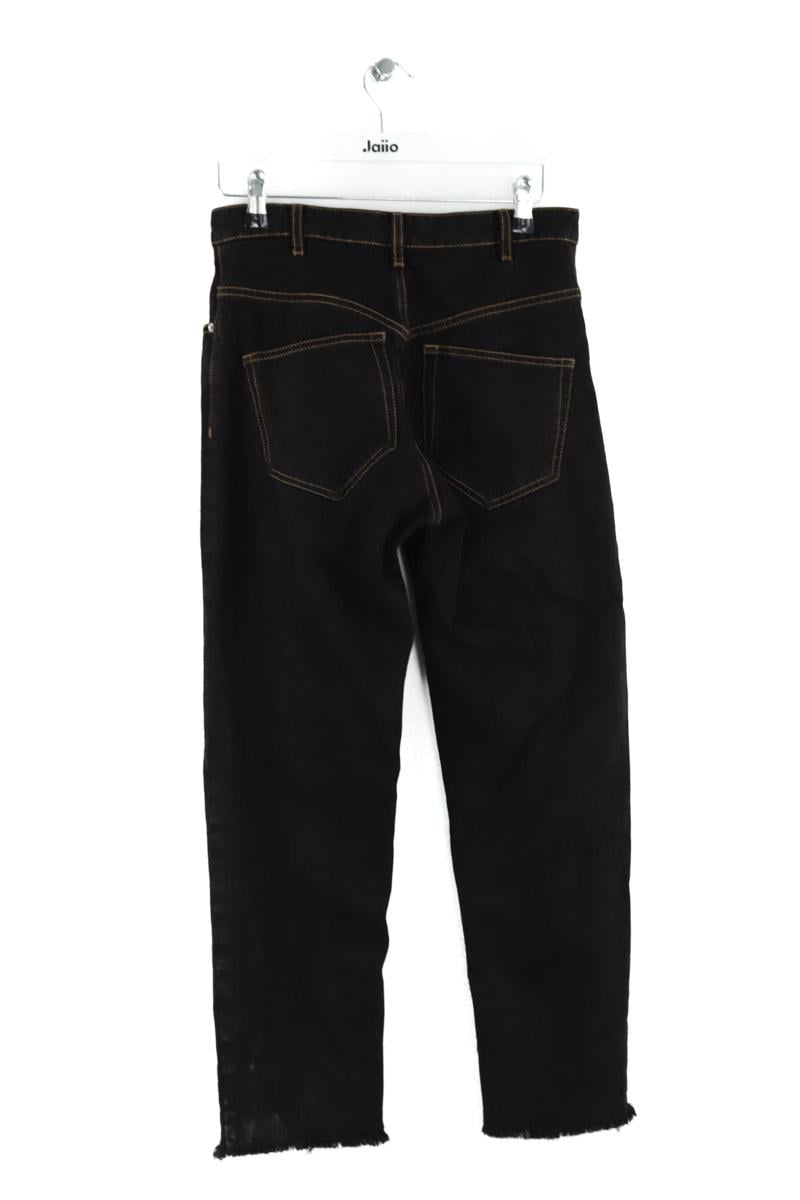 Slim-fit stretch cotton jeans with regular waist ISABEL MARANT ÉTOILE - SECONDE MAIN Black